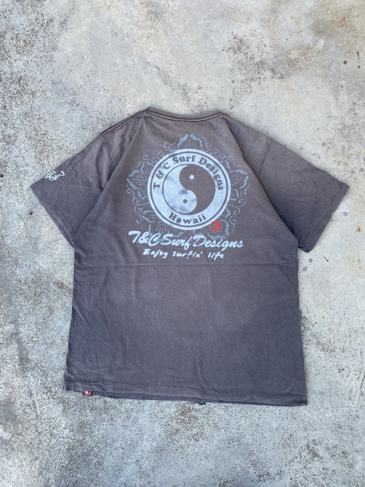 Vintage 🔥Sun Faded Dragon T&C Surf Designs Single Stitch Tees Size US M / EU 48-50 / 2 - 1 Thumbnail