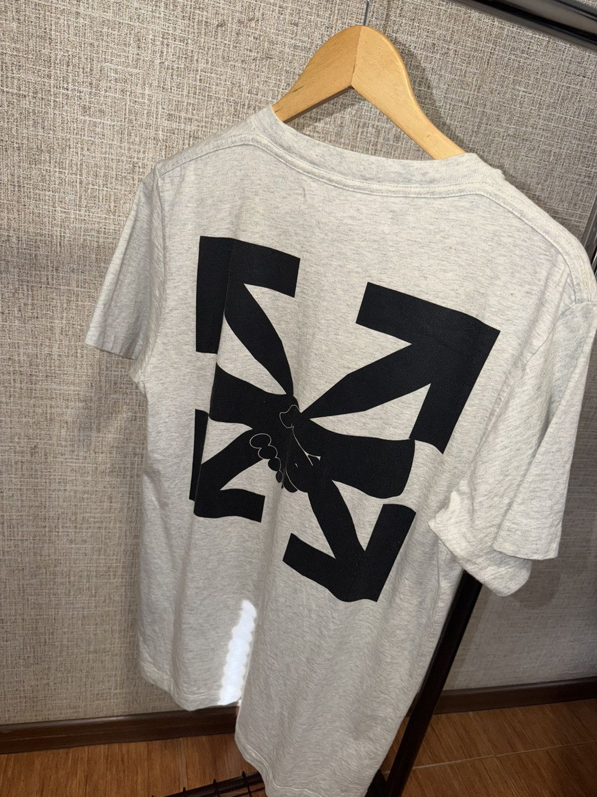 Off-White Off White Agreement S/S Slim Gray T-Shirt Size US S / EU 44-46 / 1 - 3 Thumbnail