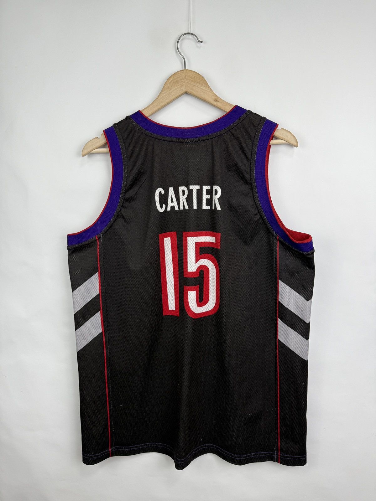 Champion 🇨🇦 Vintage 90s Champion Toronto Raptors Vince Carter Jersey Size US L / EU 52-54 / 3 - 8 Thumbnail