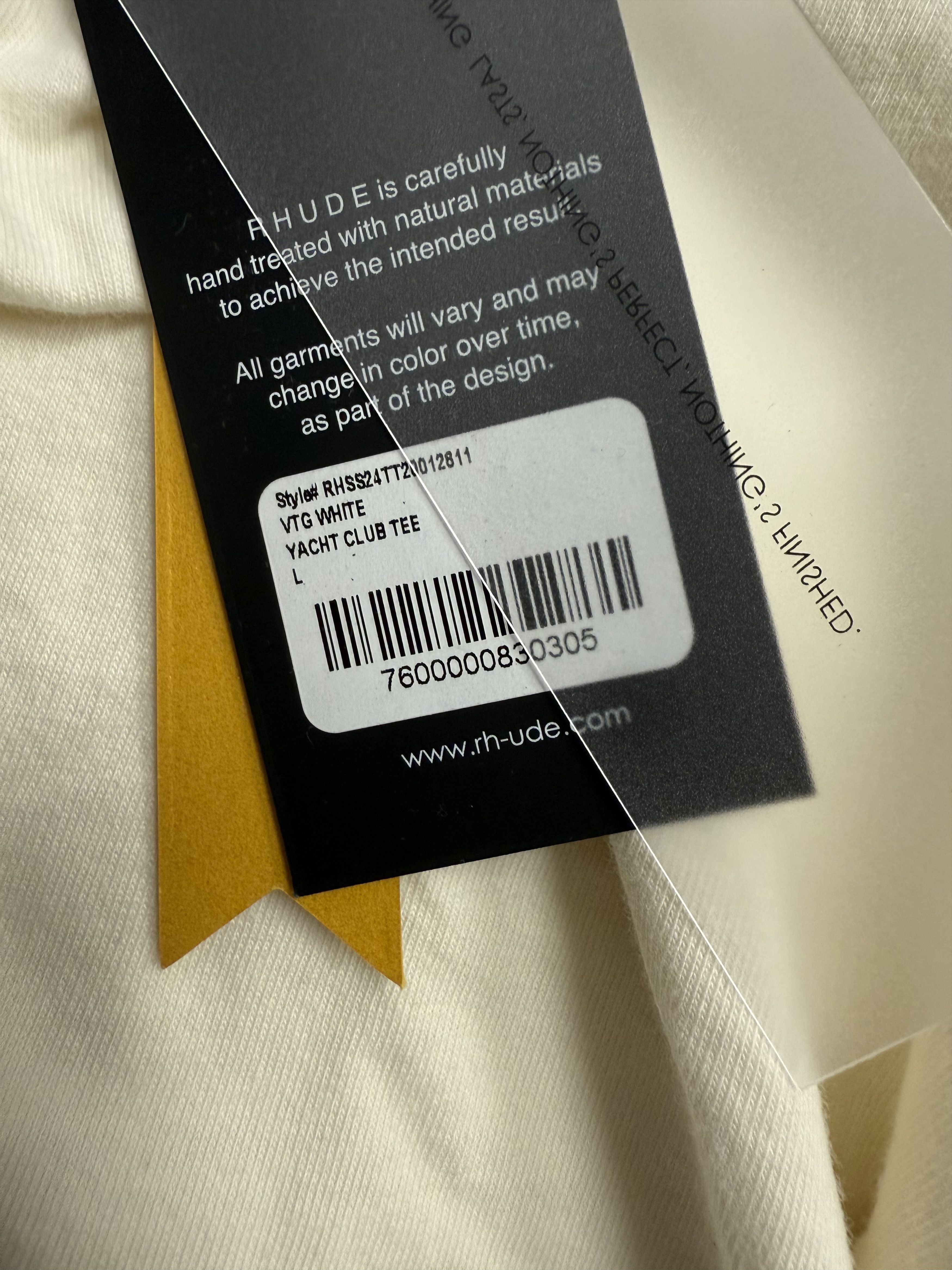 Rhude Rhude Yacht Club Tee Size US L / EU 52-54 / 3 - 3 Thumbnail