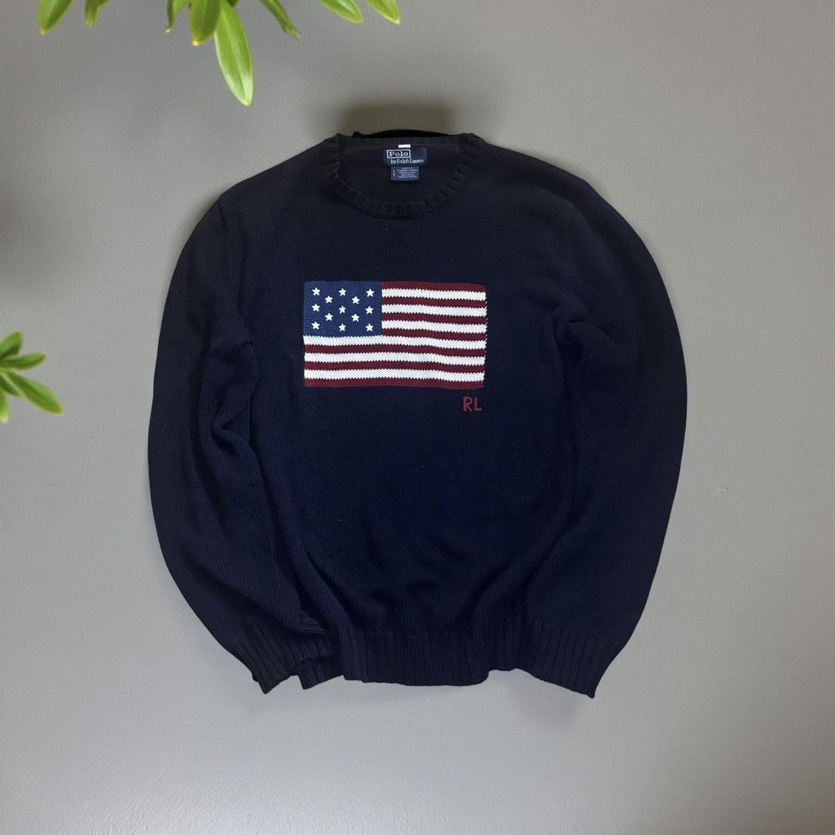 Polo Ralph Lauren POLO RALPH LAUREN USA flag- KNIT PULLOVER Size US L / EU 52-54 / 3 - 1 Thumbnail