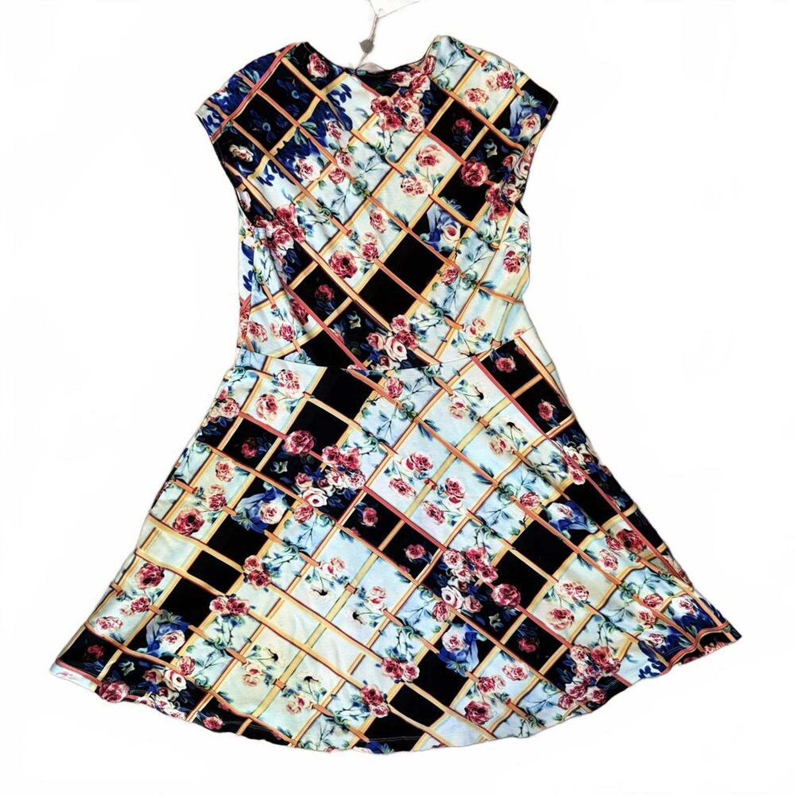 Mary Katrantzou Mary Katrantzou XL Fit & Flare Dress Resort 2014 NWOT Floral Size XL / US 12-14 / IT 48-50 - 2 Thumbnail