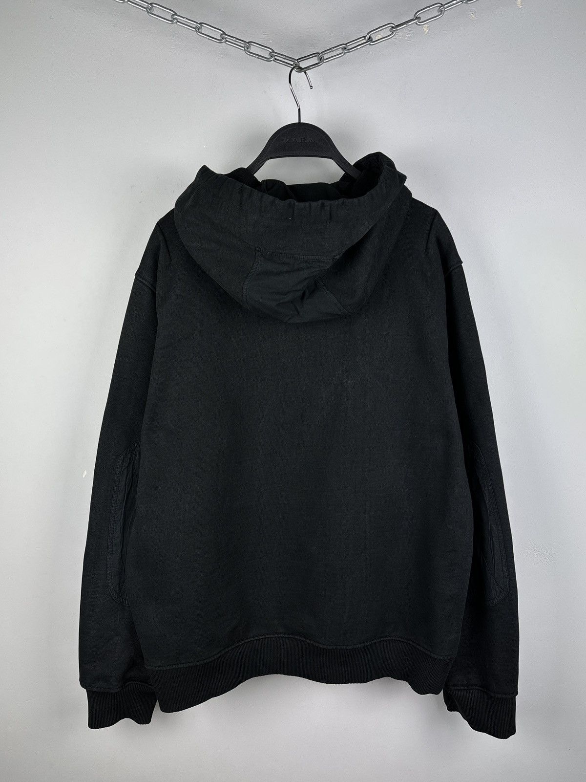 Tom Wood Tom Wood Baggy Oversize Black Heavy Cotton Hoodie Size US M / EU 48-50 / 2 - 13 Thumbnail