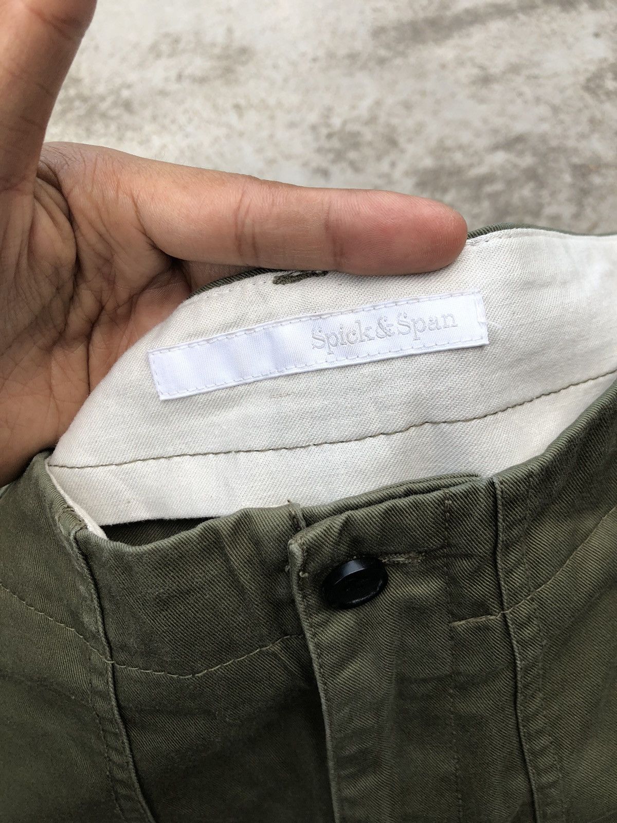 Other FADED GREEN SPICK&SPAN INSPIRED US ARMY BAKER PANT Size US 30 / EU 46 - 4 Thumbnail