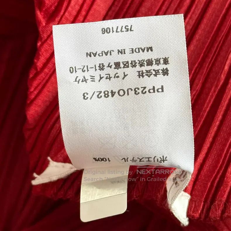 Issey Miyake Issey Miyake Red Long Sleeve Size L / US 10 / IT 46 - 4 Thumbnail