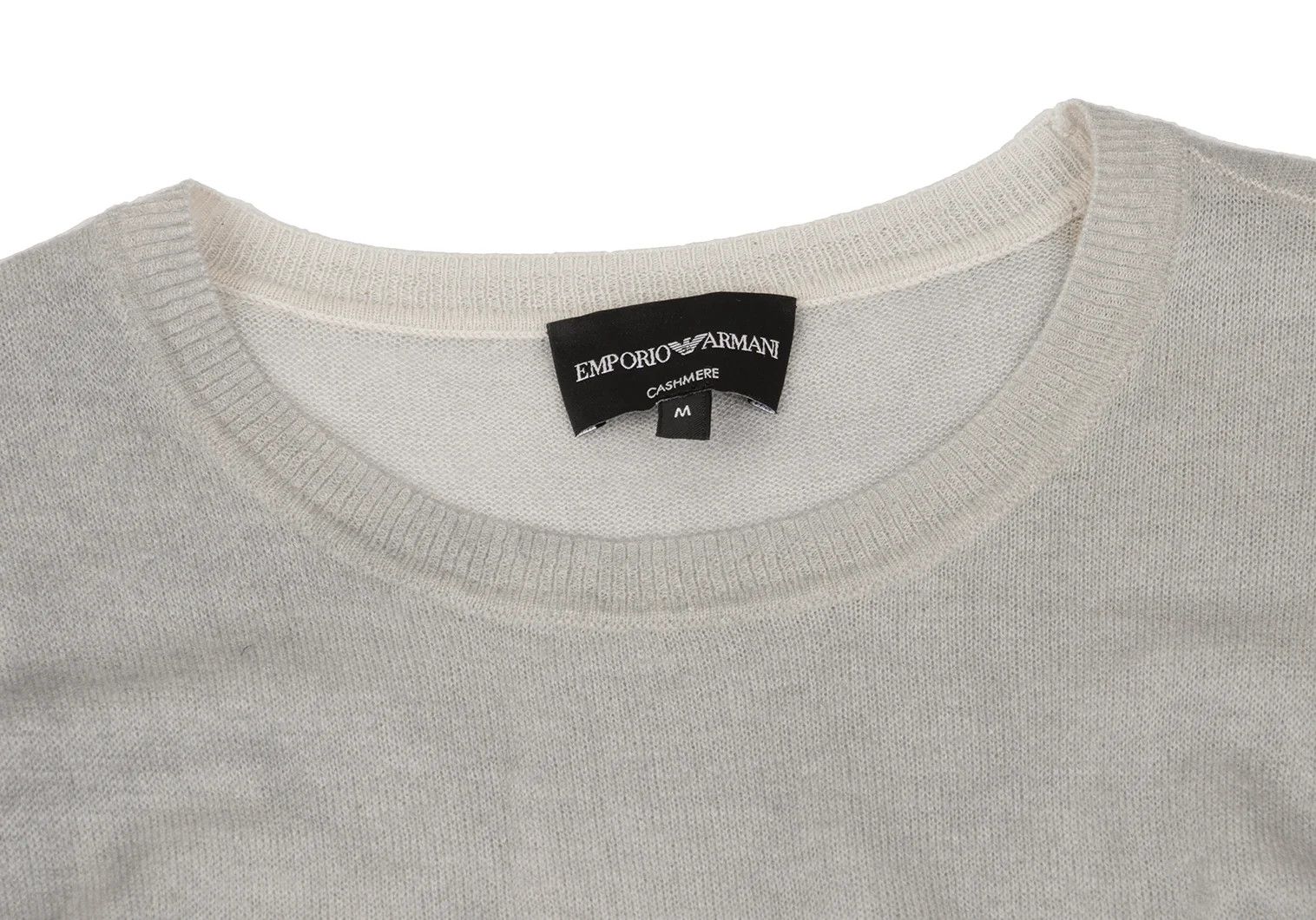 Emporio Armani Botanical Print Cashmere Knit in Light Gray M Size US M / EU 48-50 / 2 - 3 Thumbnail
