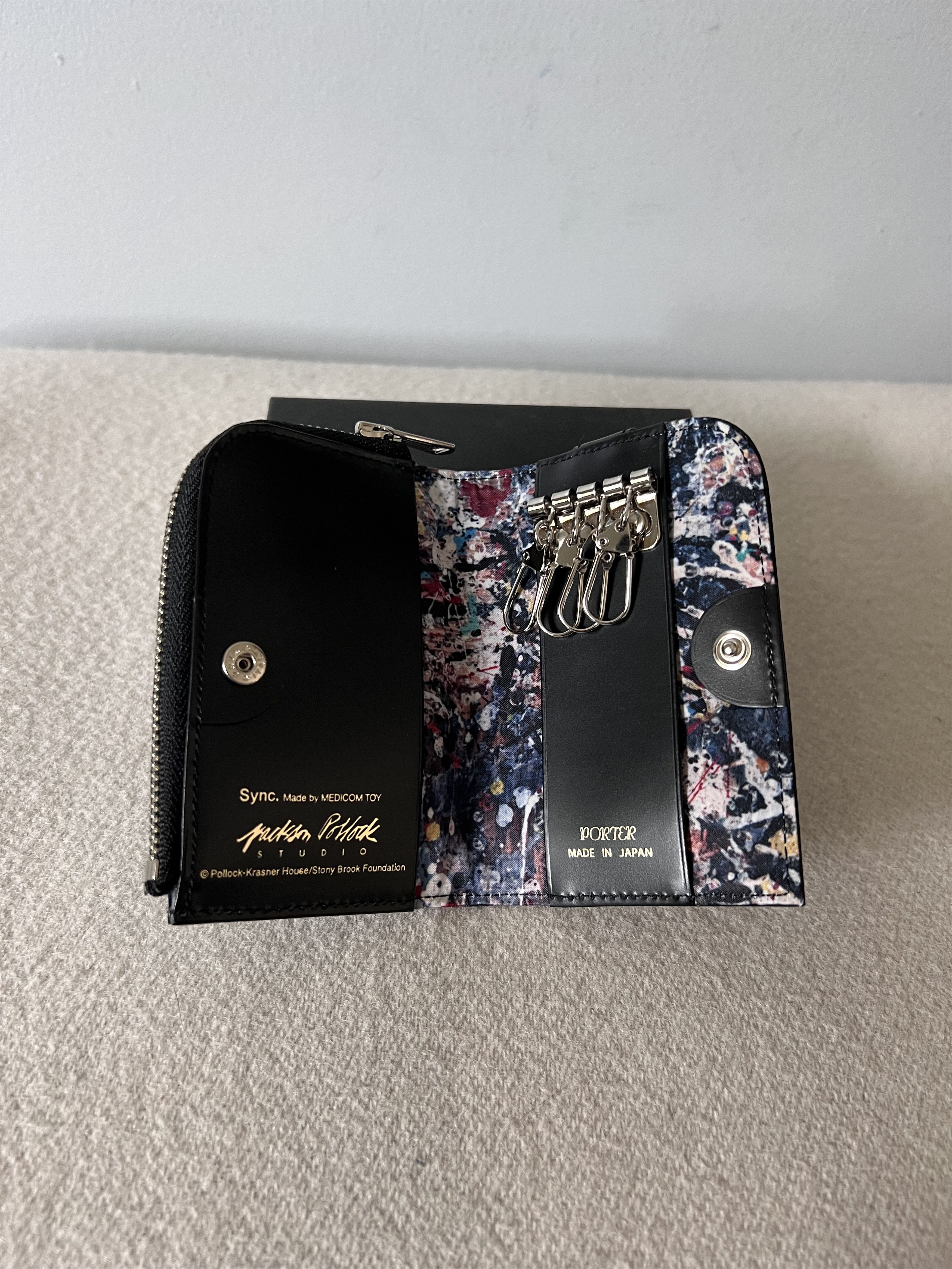 Porter Jackson Pollack Porter Key and Coin Case Sync. 19AW Size ONE SIZE - 1 Thumbnail