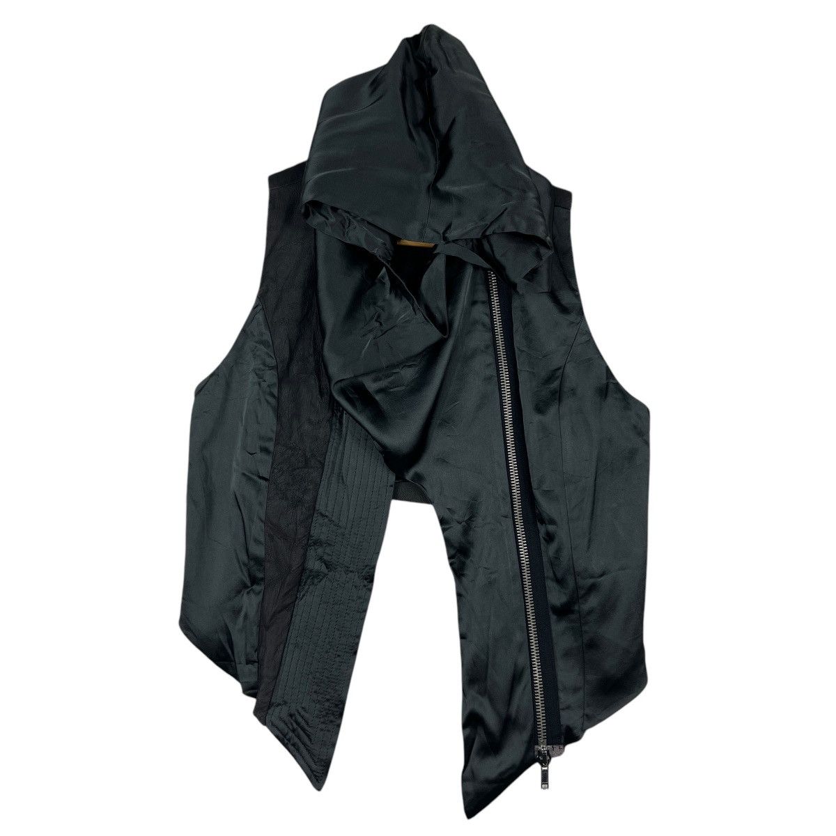 Haider Ackermann Haider Ackermann Asymetrical Hoodie Zipper Vest Size US S / EU 44-46 / 1 - 3 Thumbnail