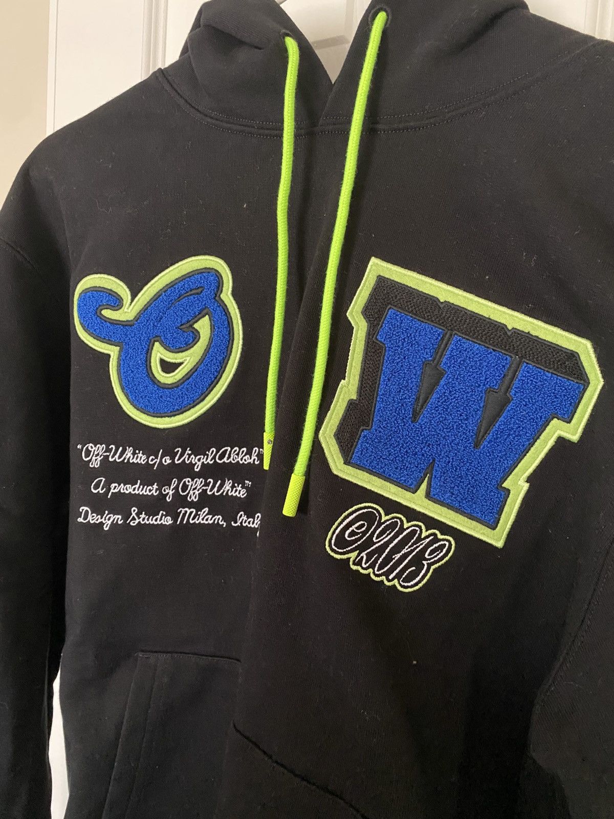Off-White Off-White Patch Hoodie Size Medium Size US M / EU 48-50 / 2 - 2 Thumbnail