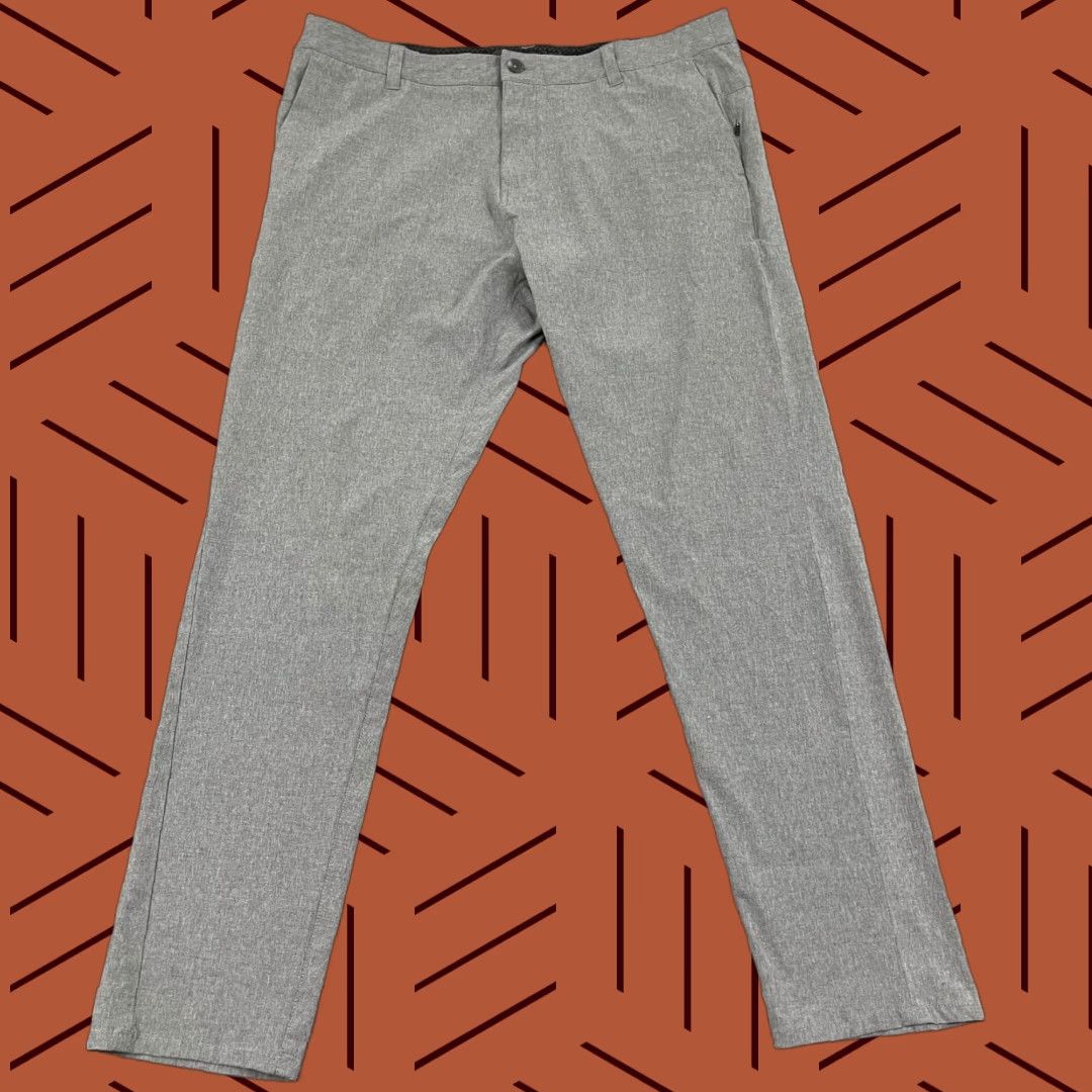 Vuori Vuori Mens Chino Pants 38x32 Gray Regular Straight Pockets 5-Pocket Denim V431 Vintage: No Size US 38 / EU 54 - 1 Thumbnail