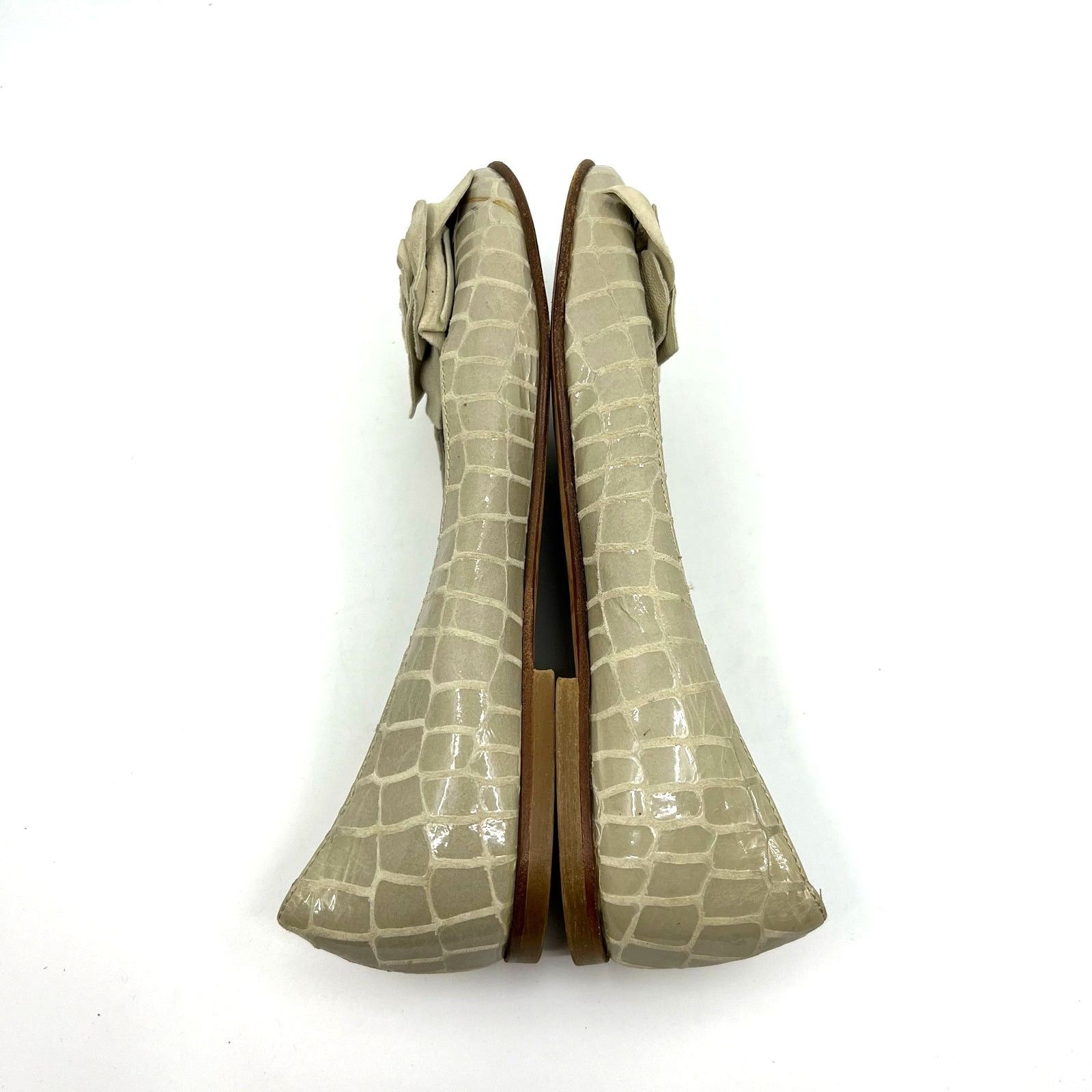 Roberto Cavalli Roberto Cavalli Angels Crocodile Flats Women's 6 US Size US 6 / IT 36 - 6 Thumbnail