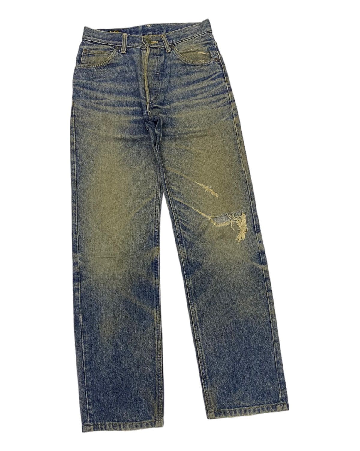 Lee VINTAGE LEE RIDERS SCOVILL SANFORIZED DISTRESSED DENIM JEANS Size US 28 / EU 44 - 3 Thumbnail