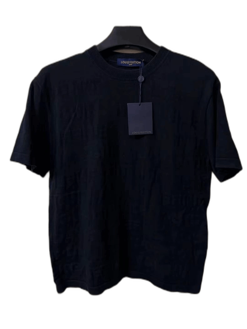 Louis Vuitton Louis Vuitton Black Logo Short Sleeve Shirt Size US M / EU 48-50 / 2 - 1 Thumbnail