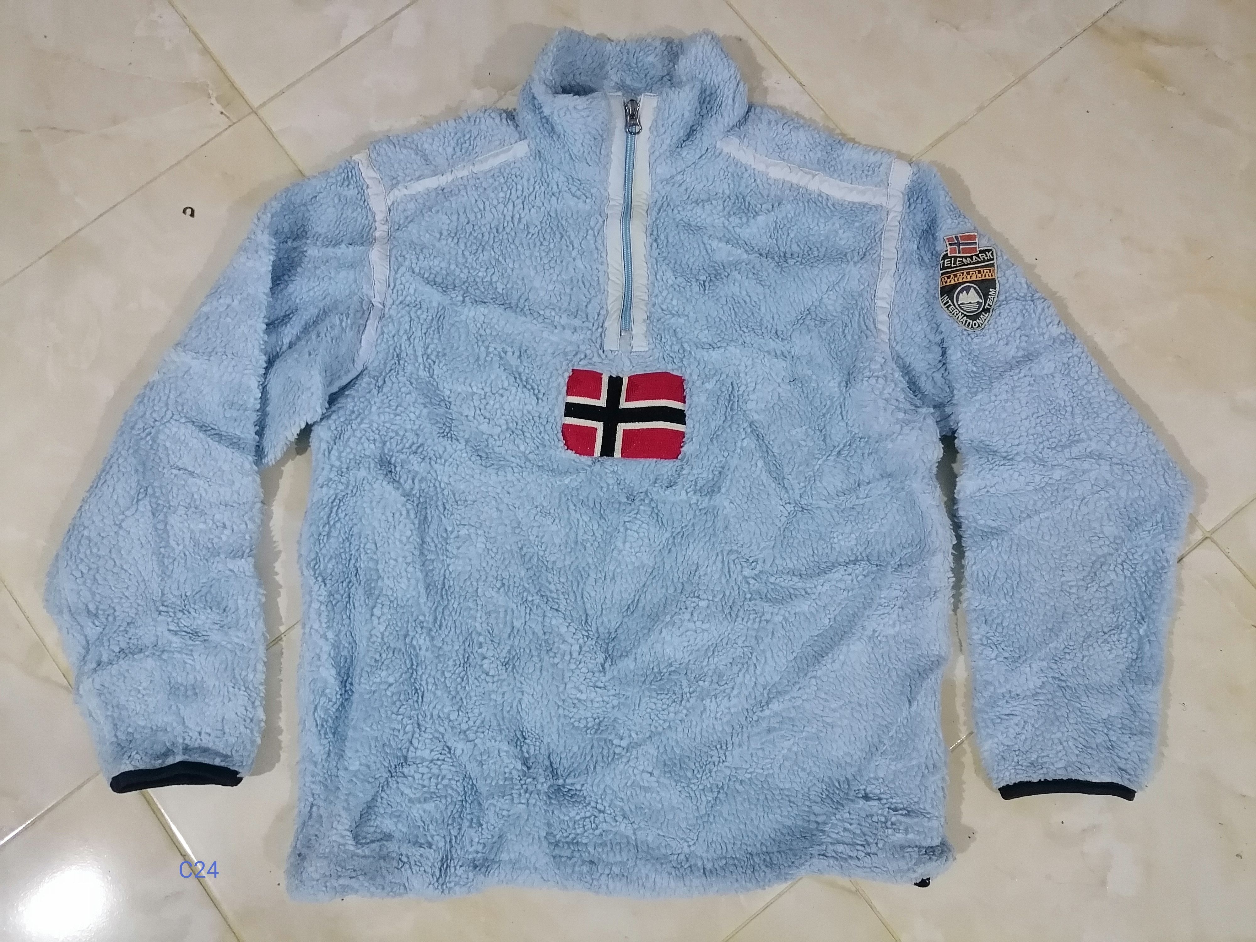Napapijri Vintage Fleece Half Zipper Sweater Size US M / EU 48-50 / 2 - 1 Thumbnail