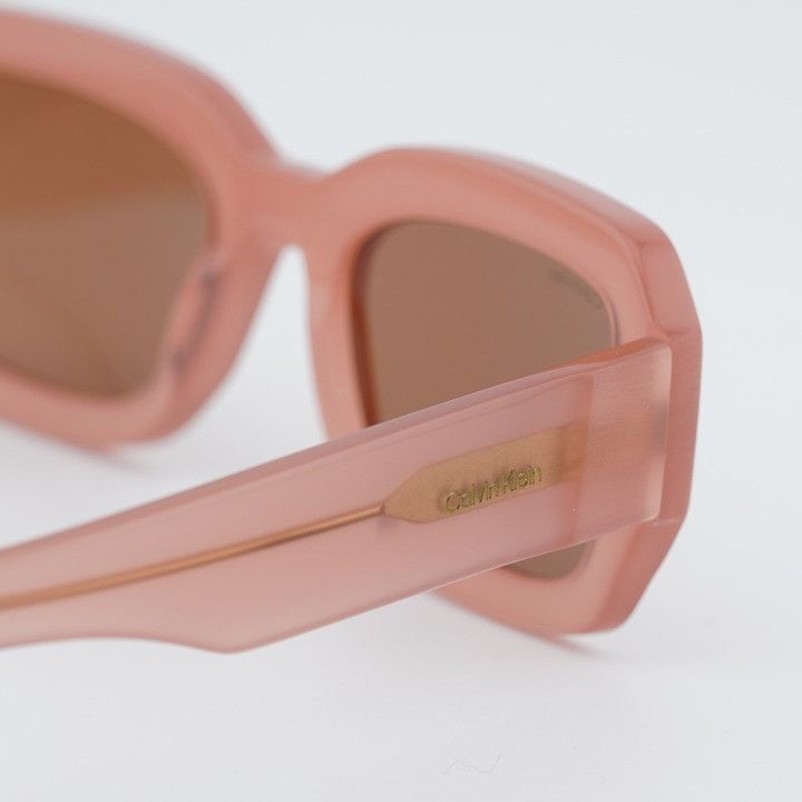 Calvin Klein Calvin Klein CK24511S 835 Women Sunglasses Peach Rectangle Size ONE SIZE - 10 Thumbnail