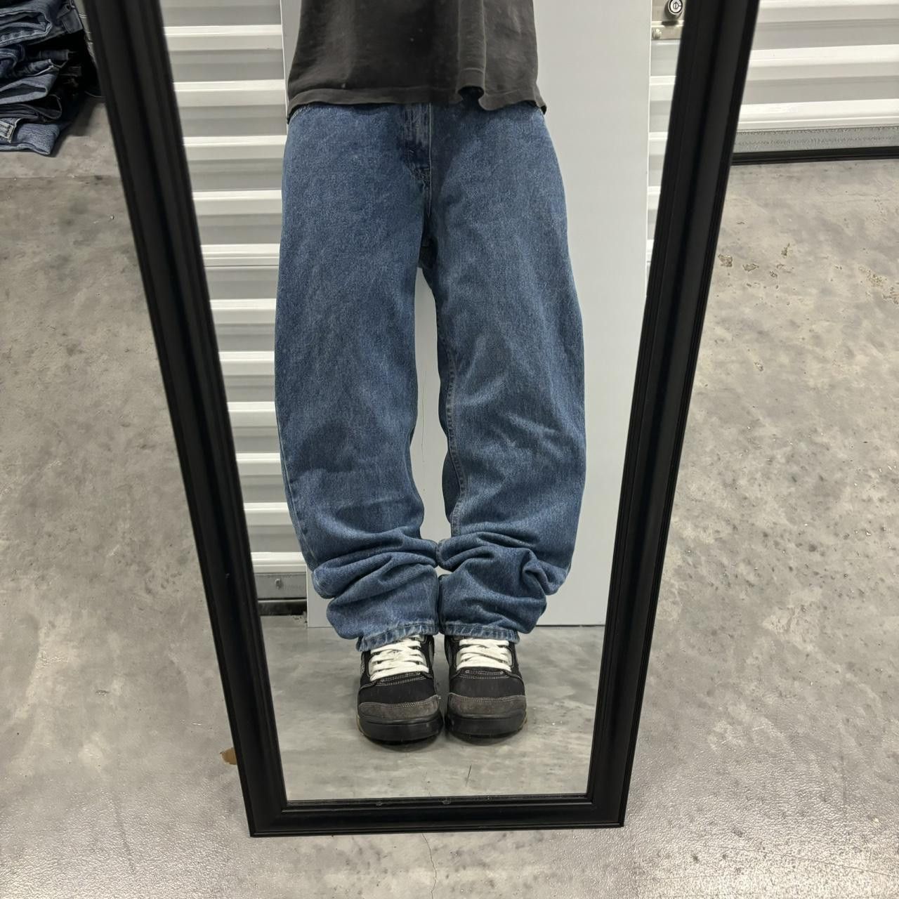 Japanese Brand × Vintage Crazy Vintage Y2K/2000s Grunge Medium Wash Denim Jeans! Size US 34 / EU 50 - 1 Thumbnail