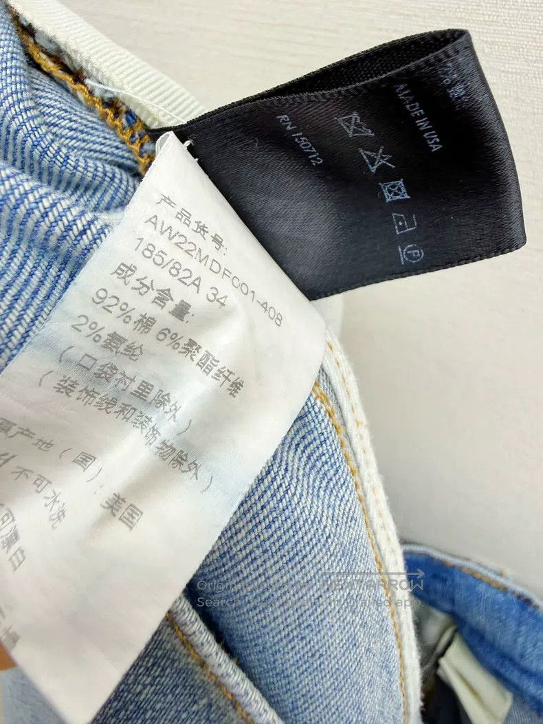 Amiri Amiri Denim Pants Size US 34 / EU 50 - 8 Thumbnail