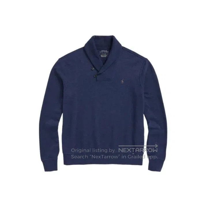 Polo Ralph Lauren Polo Ralph Lauren Shawl Collar Logo Embroidered Sweater. Size US L / EU 52-54 / 3 - 1 Thumbnail
