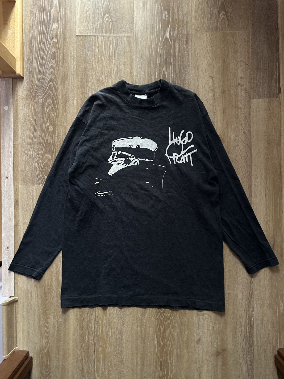 Vintage Vintage Hugo Pratt Corto Maltese Italian Comic Long Sleeve Size US L / EU 52-54 / 3 - 1 Thumbnail