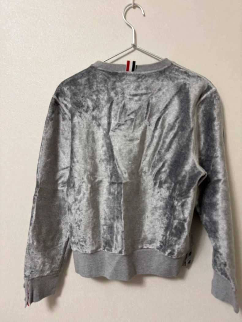 Thom Browne Thom Browne Bright grey fleece hoodie Size S / US 4 / IT 40 - 2 Thumbnail