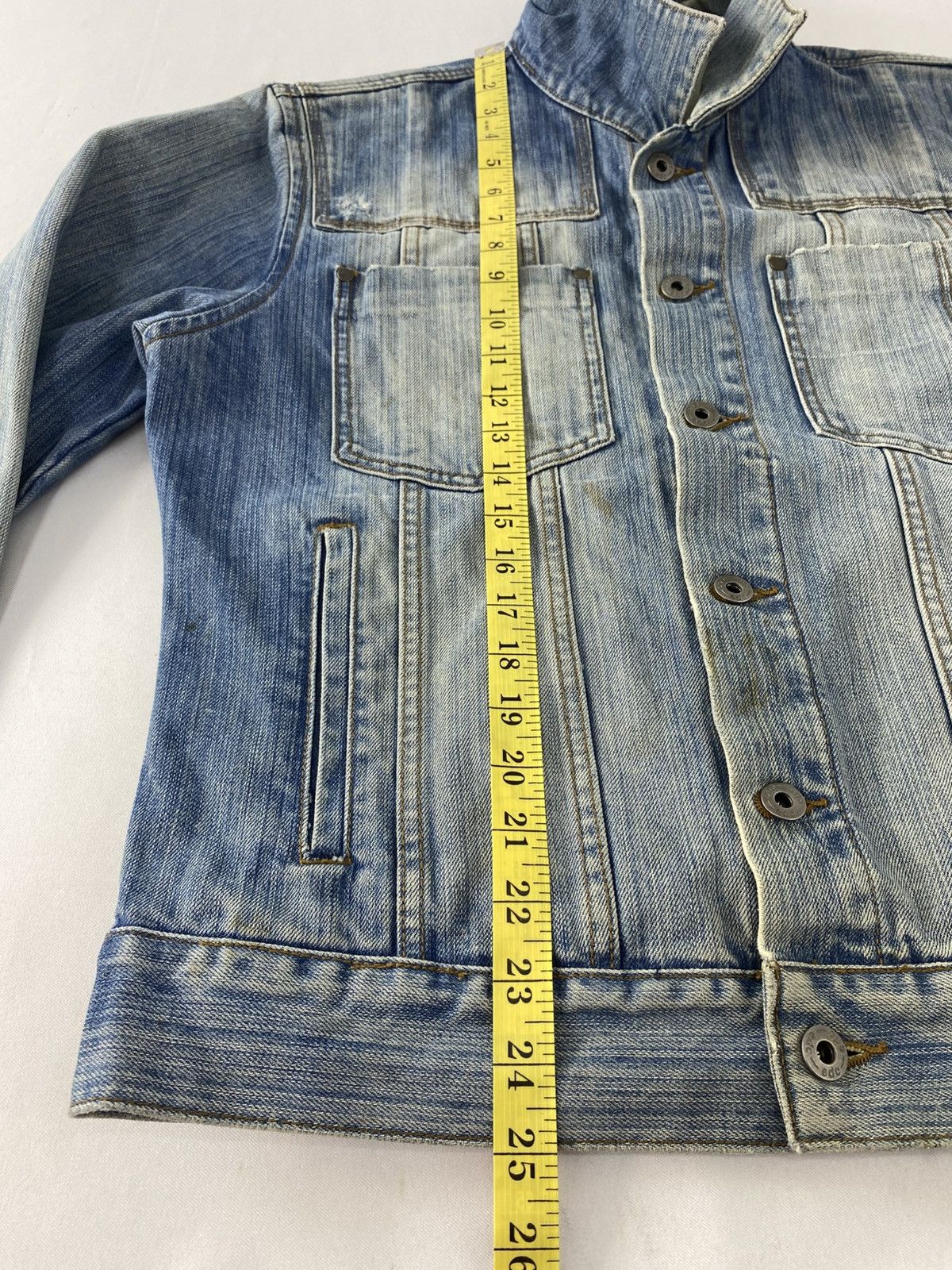 Esprit Edc by Esprit Indigo Denim Trucker Jeans Jacket Size US M / EU 48-50 / 2 - 13 Thumbnail