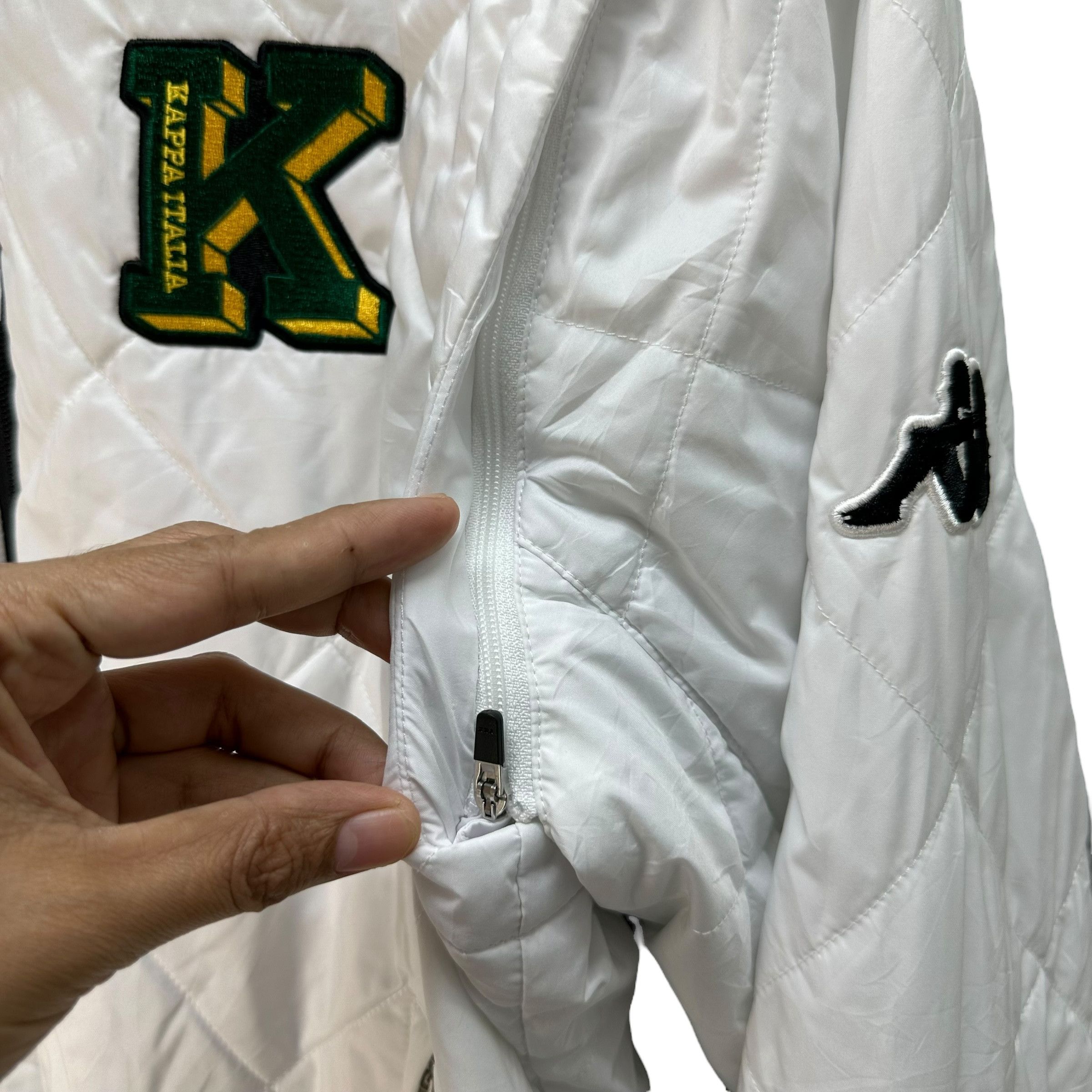 Kappa KAPPA Puffer Quilted Vest Jacket Removeable Sleeve #A74-1781 Size US XL / EU 56 / 4 - 8 Thumbnail