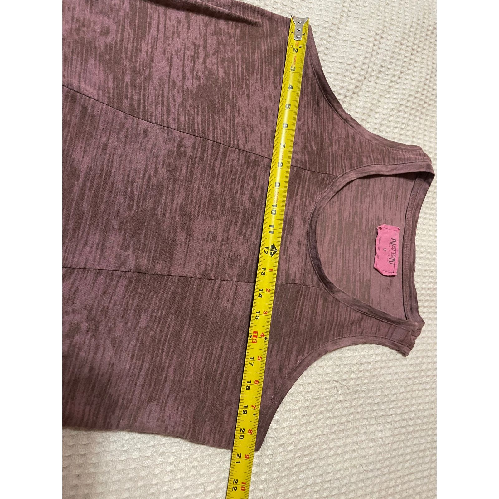 Nation LTD Nation LTD Purple Racerback Scoop Neck Classic Tank 3 Large Size L / US 10 / IT 46 - 7 Thumbnail