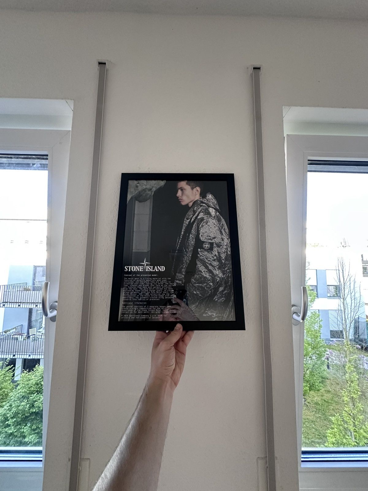 Stone Island Stone Island Pure Metall Shell Poster-Set Size US L / EU 52-54 / 3 - 9 Thumbnail