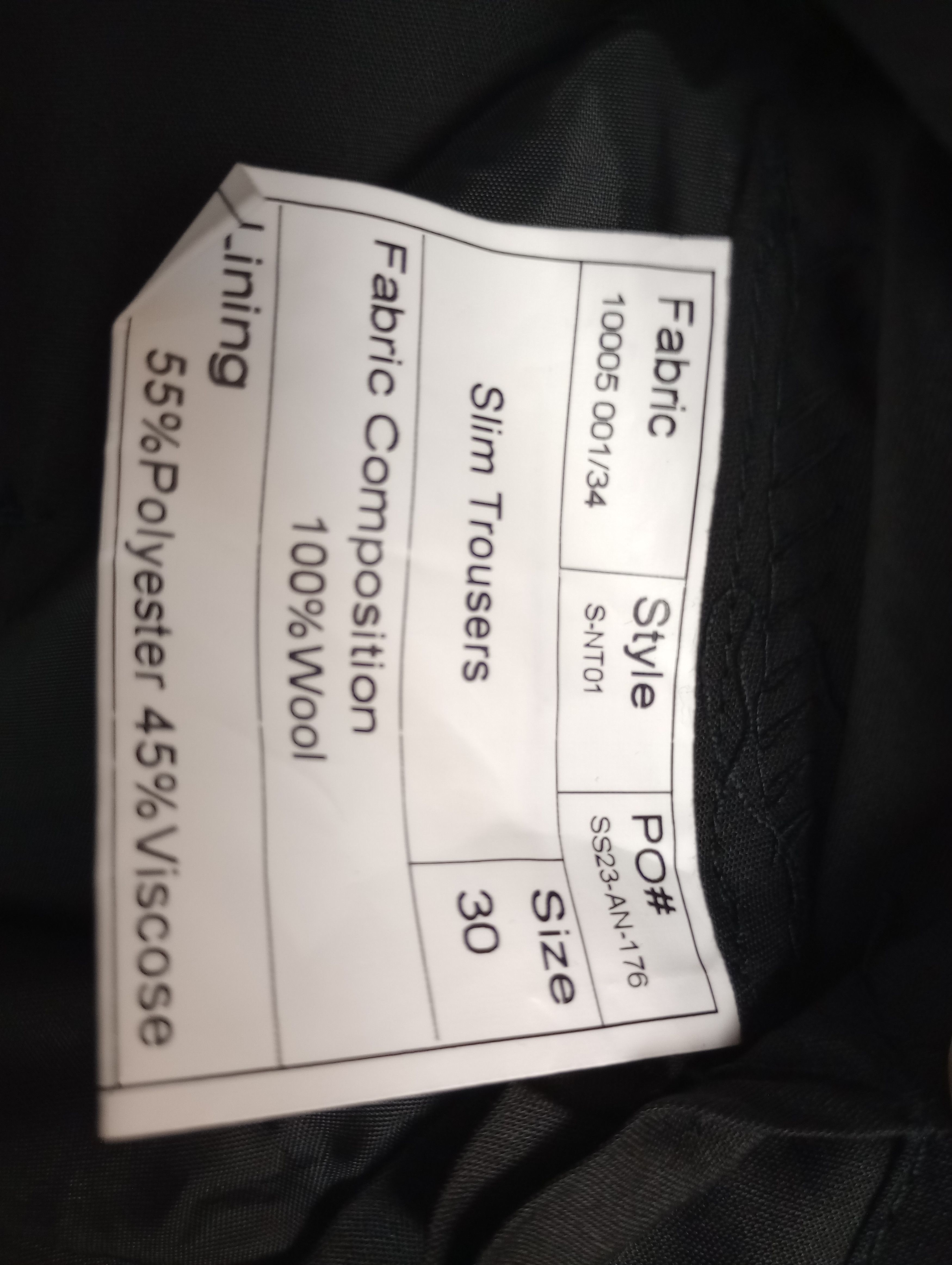 Spier & Mackay Spier And Mackay Slim Trouser W30 - Navy Size 36R - 7 Thumbnail