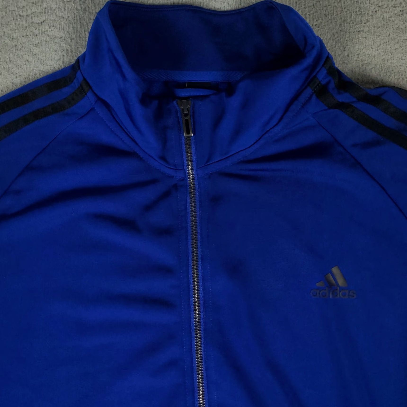 Adidas Adidas Track Jacket Mens XL Blue Full Zip Activewear Sports Size US XL / EU 56 / 4 - 2 Thumbnail
