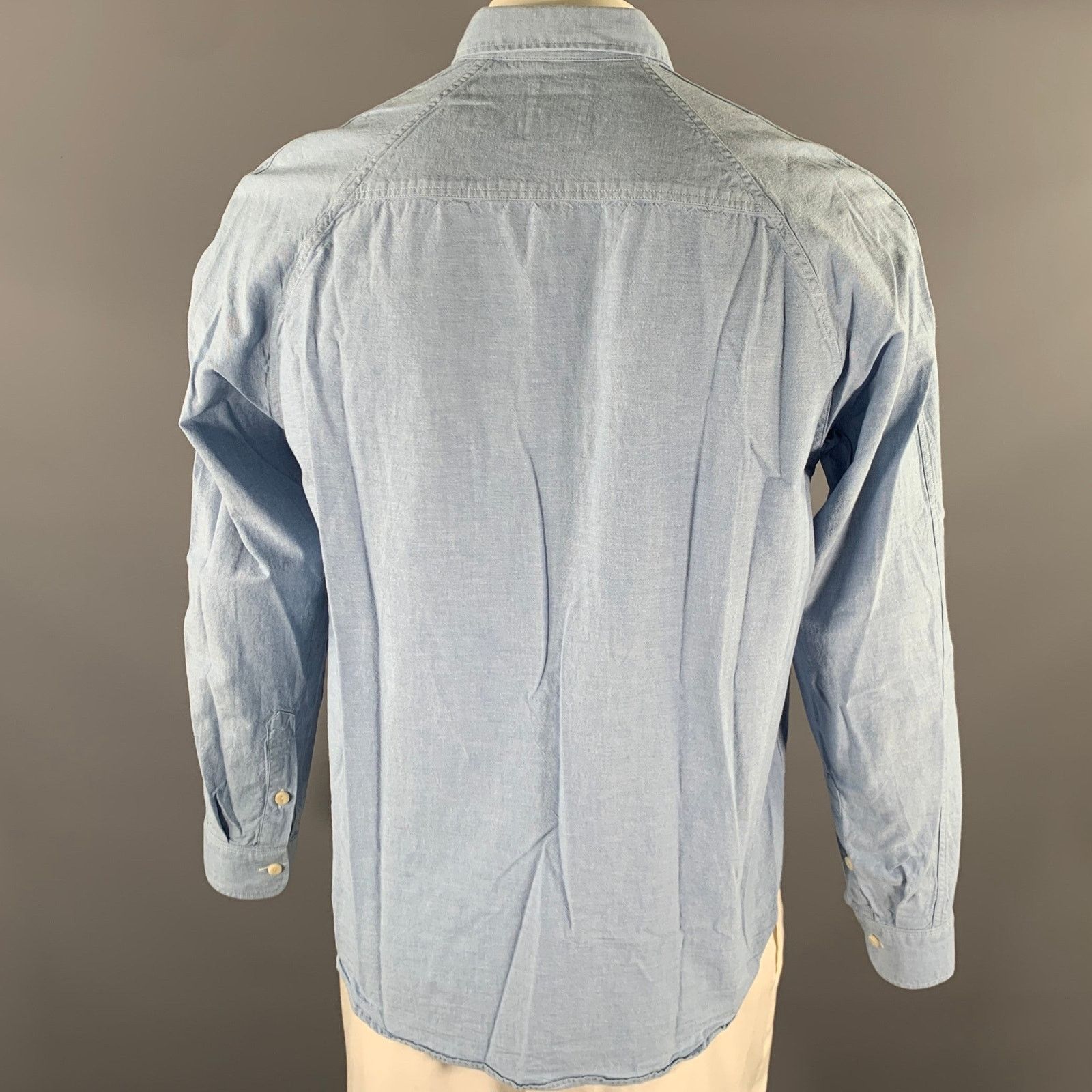 Other HEIMAT Size L Blue Heather Raglan Long Sleeve Shirt Size US L / EU 52-54 / 3 - 4 Thumbnail