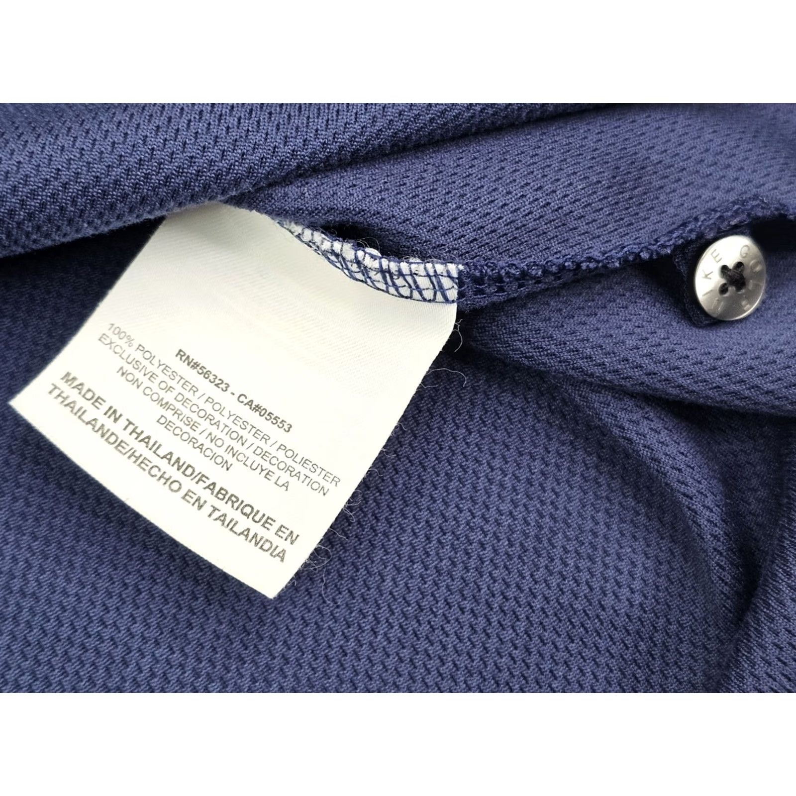 Nike Nike Golf Dri-FIT Polo Shirt Men XXL Navy Blue Short Sleeve Trintech Logo Embroidered Performance Wicking IGUS Size US XXL / EU 58 / 5 - 5 Thumbnail