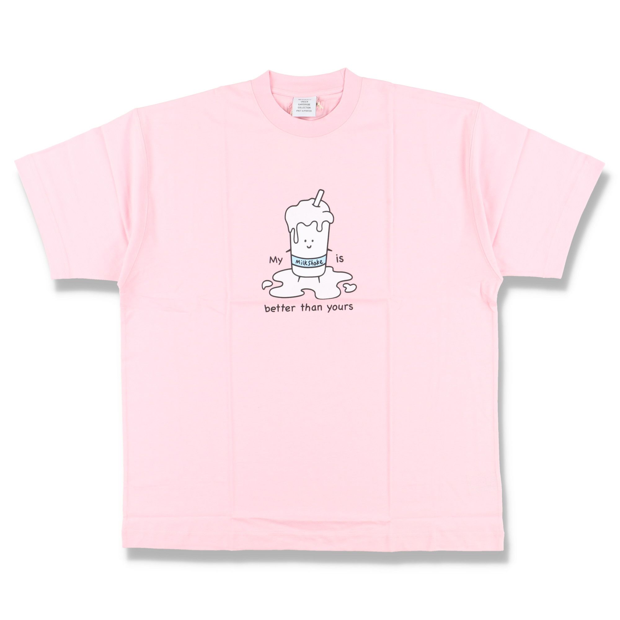 image of Vetements Pink Milkshake Oversized T-Shirt, Men's (Size XS)