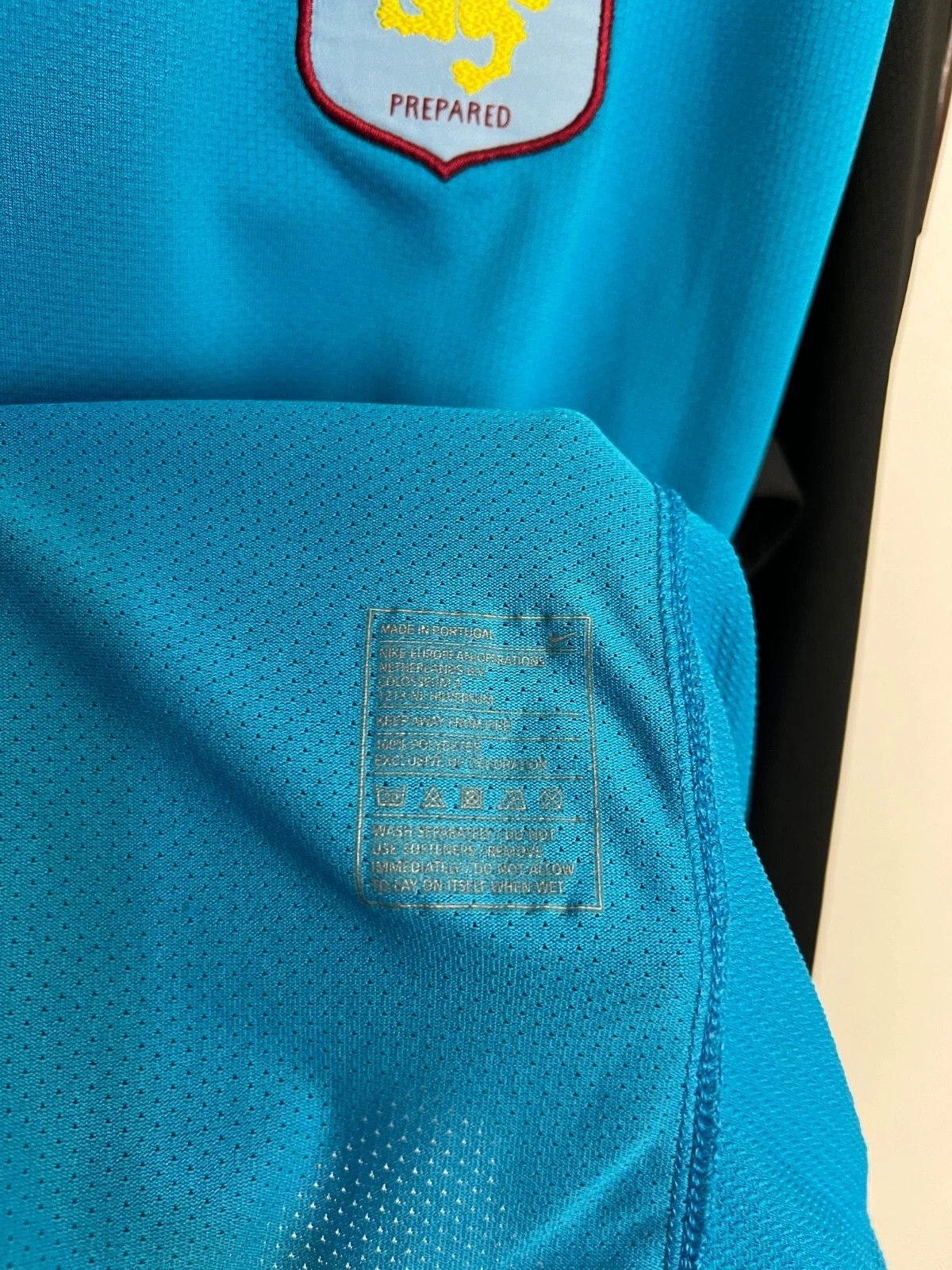 Nike Aston Villa football shirt Soccer Nike Player Issue Jersey Size US XXL / EU 58 / 5 - 5 Thumbnail