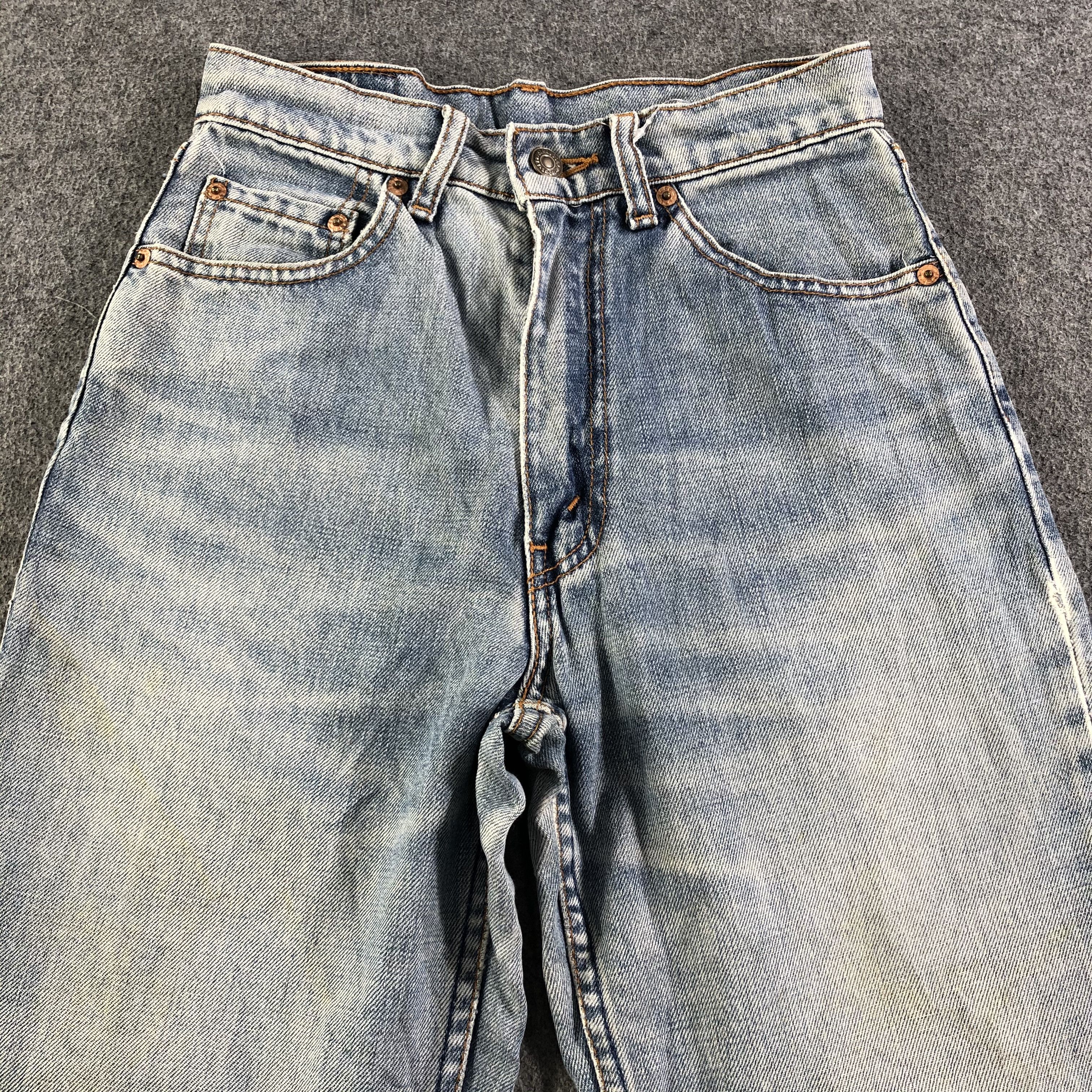 Levi's 90s Vintage Blue Wash Levis 519 Jeans-J2893 Size US 26 / EU 42 - 3 Thumbnail
