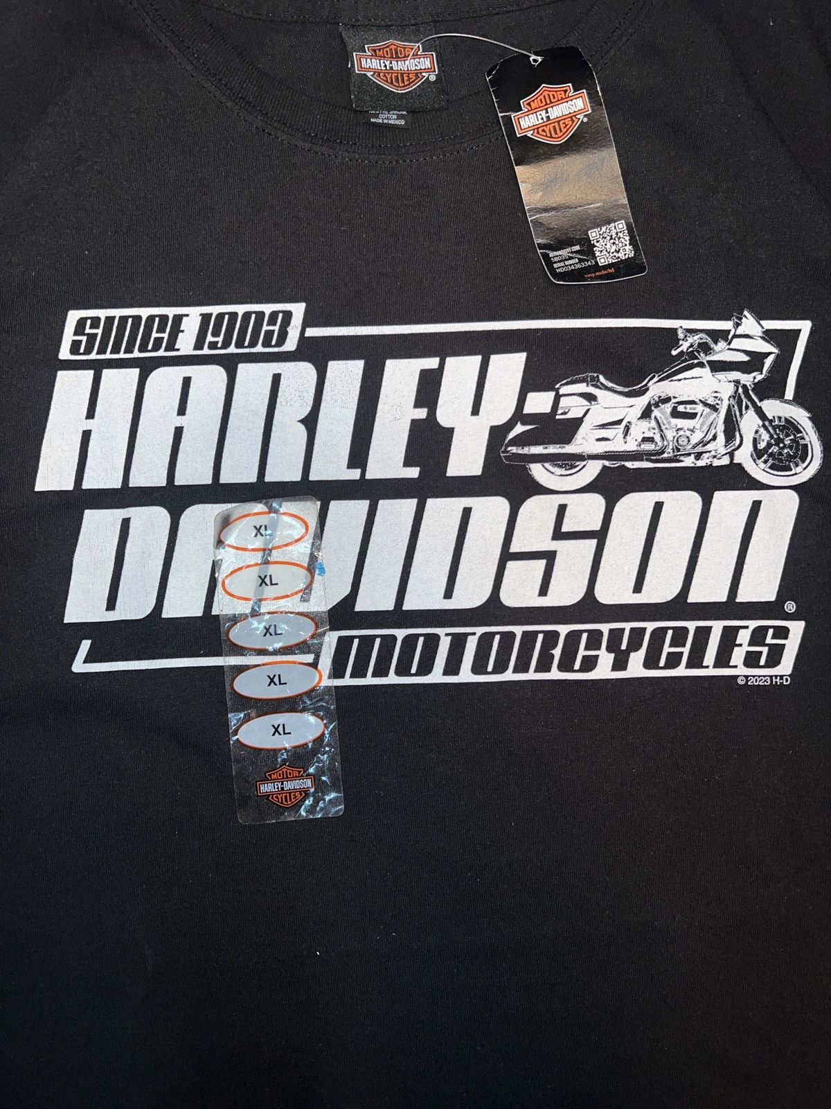Harley Davidson Harley-Davidson Logo Motorcycle Graphic T-Shirt NWT Black XL Size US XL / EU 56 / 4 - 2 Thumbnail
