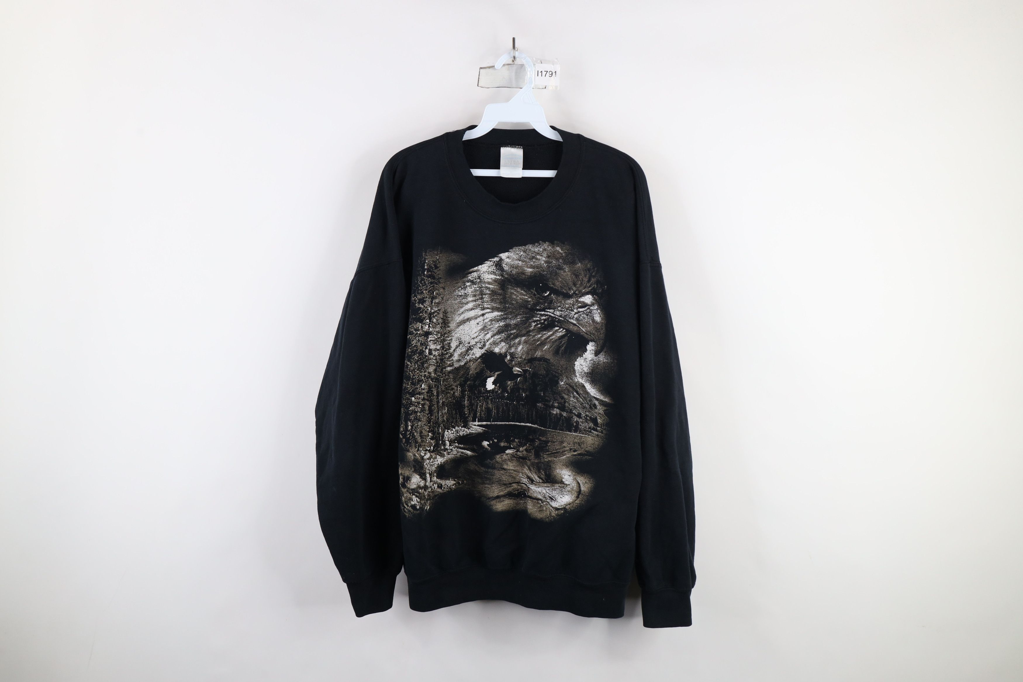 Vintage Vintage 90s Streetwear Eagle Mountains Crewneck Sweatshirt Size US XL / EU 56 / 4 - 1 Thumbnail