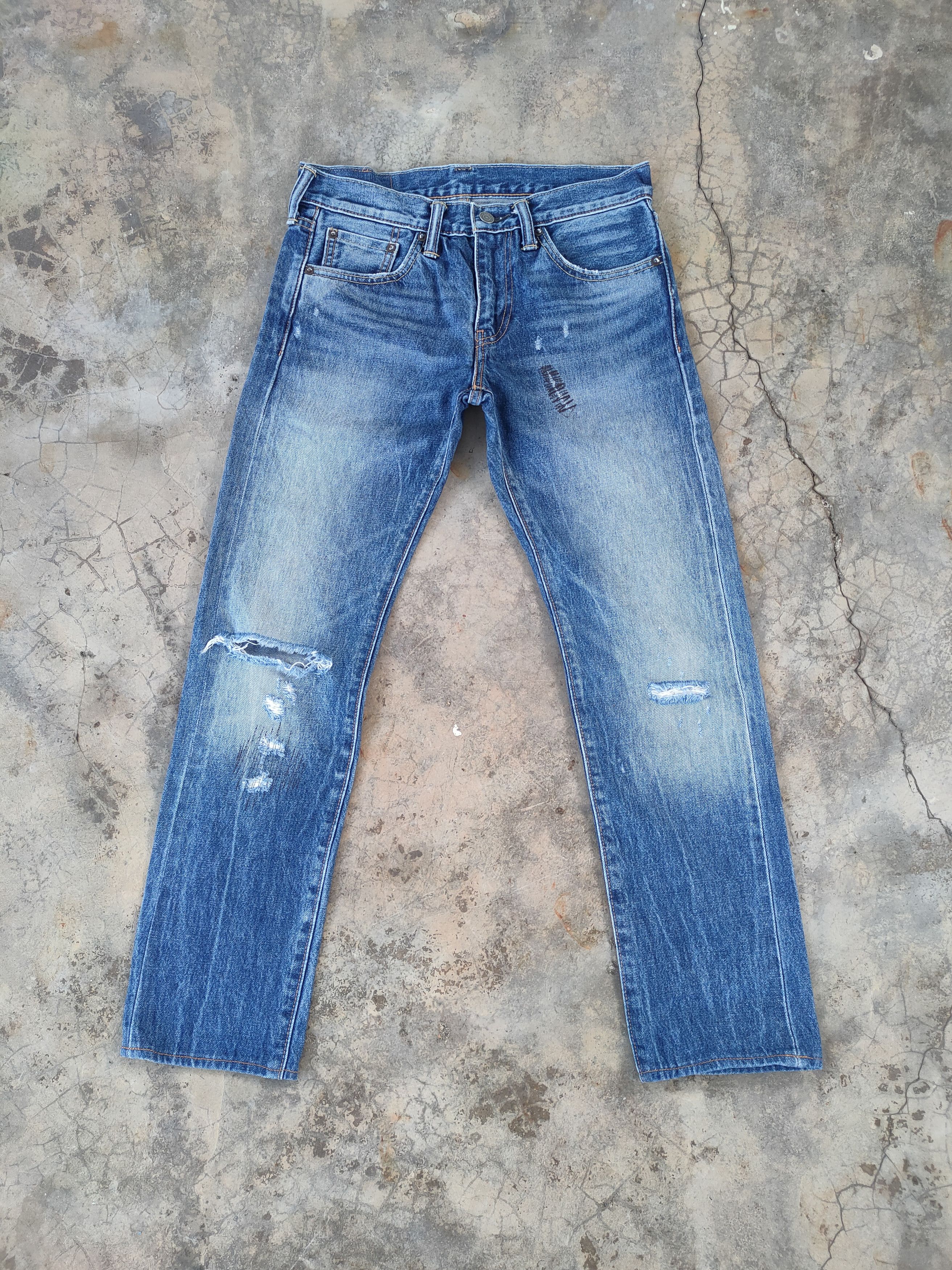 Levi's W30 VINTAGE LEVI'S 511 DISTRESSED JEANS DENIM PANTS Size US 30 / EU 46 - 1 Thumbnail