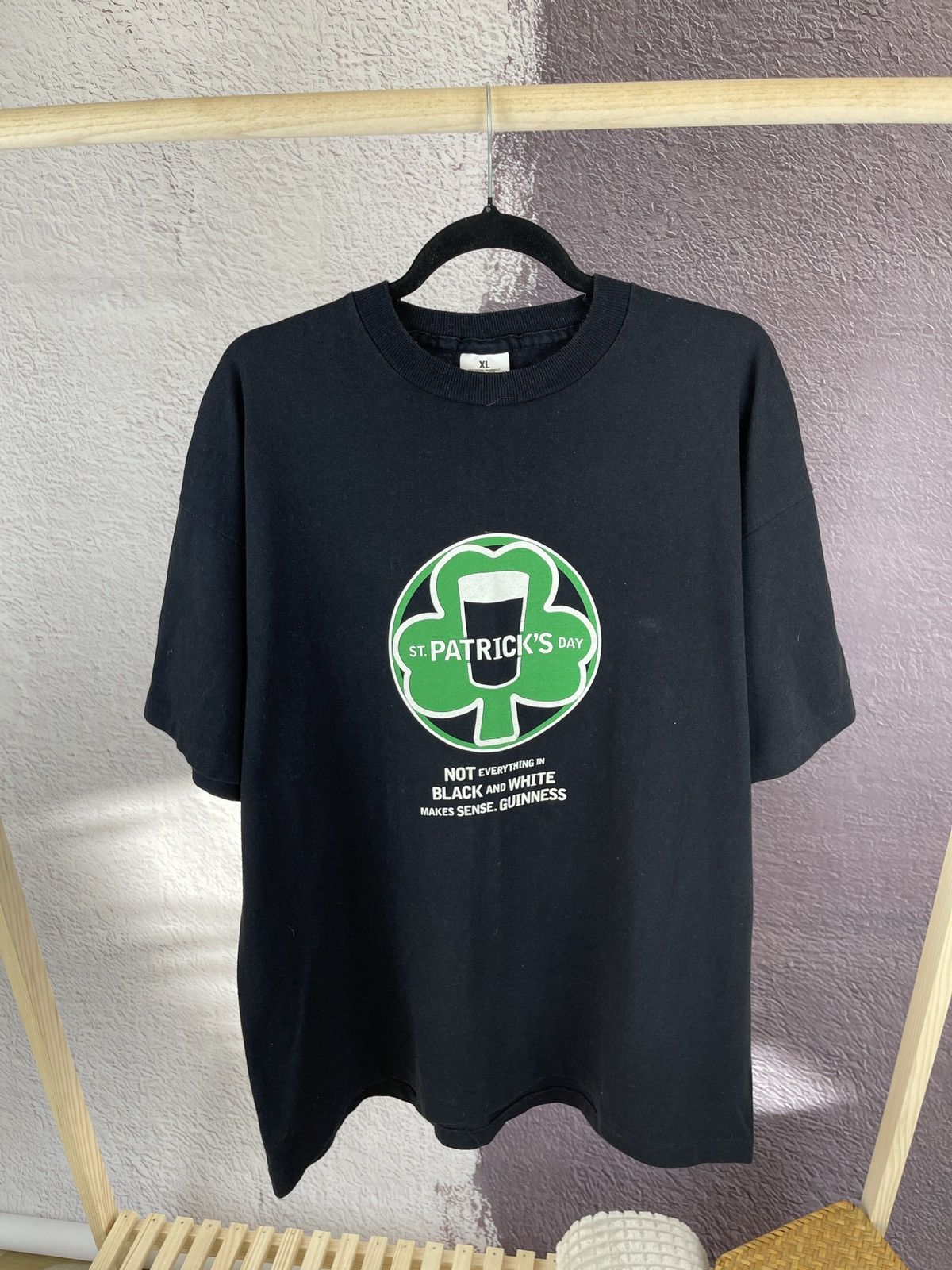 Drink Beer Save Water × Vintage Guiness vintage 90s St. Patrick’s Makes sense single stitch Size US XL / EU 56 / 4 - 1 Thumbnail
