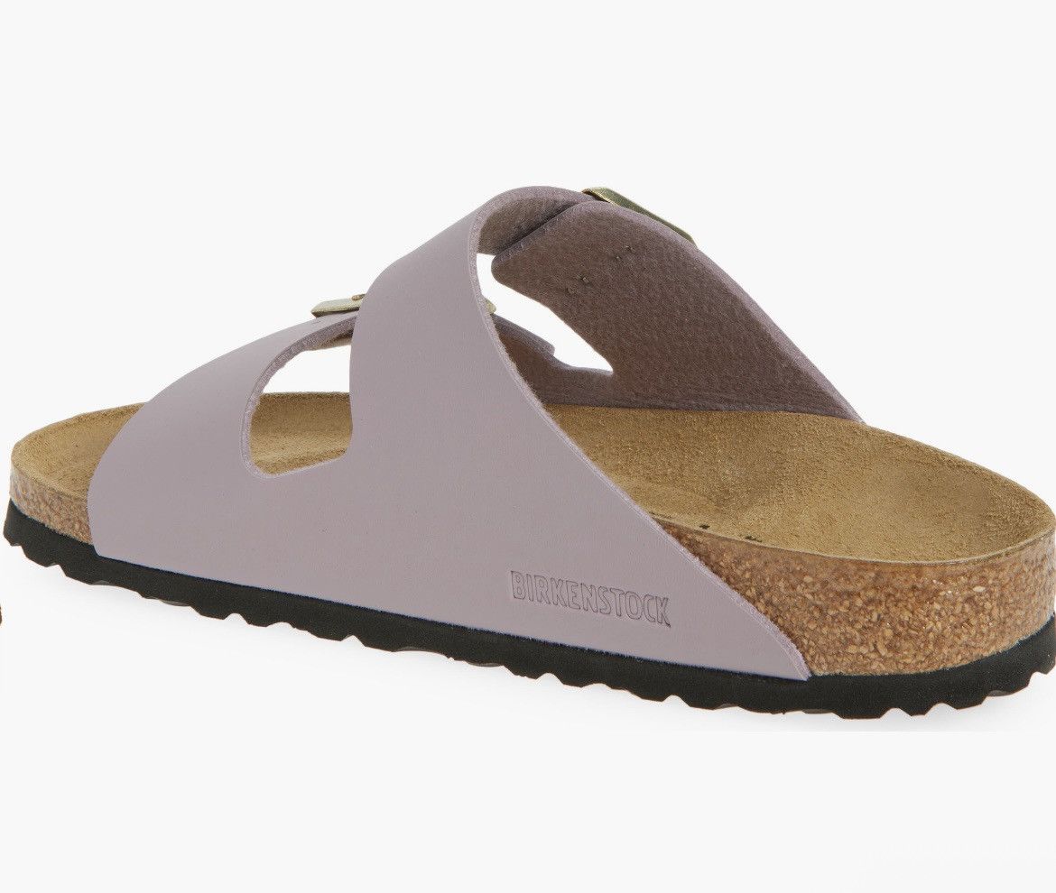 Birkenstock Birkenstock Arizona Birko-Flor Slide Sandal Faded Purple Size US 8 / IT 38 - 2 Thumbnail