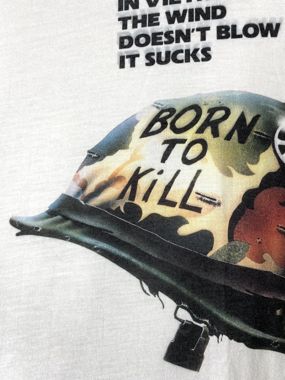 Other Ultra RARE 80s Vintage Full Metal Jacket T Shirt Kubrick Size US M / EU 48-50 / 2 - 5 Thumbnail