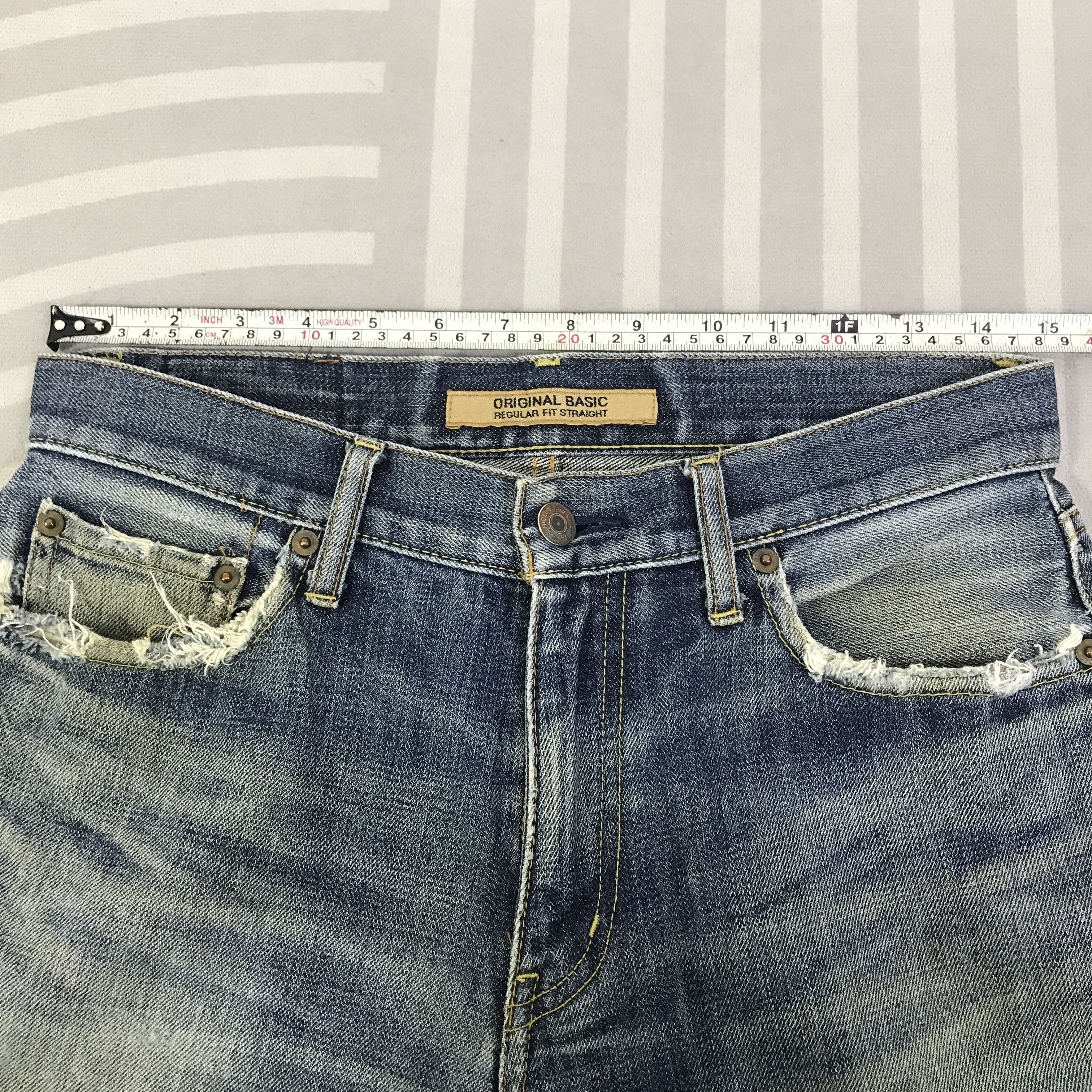 Japanese Brand Vintage Uniqlo Regular Fit Straight Jeans Denim K74B18 Size US 30 / EU 46 - 7 Thumbnail