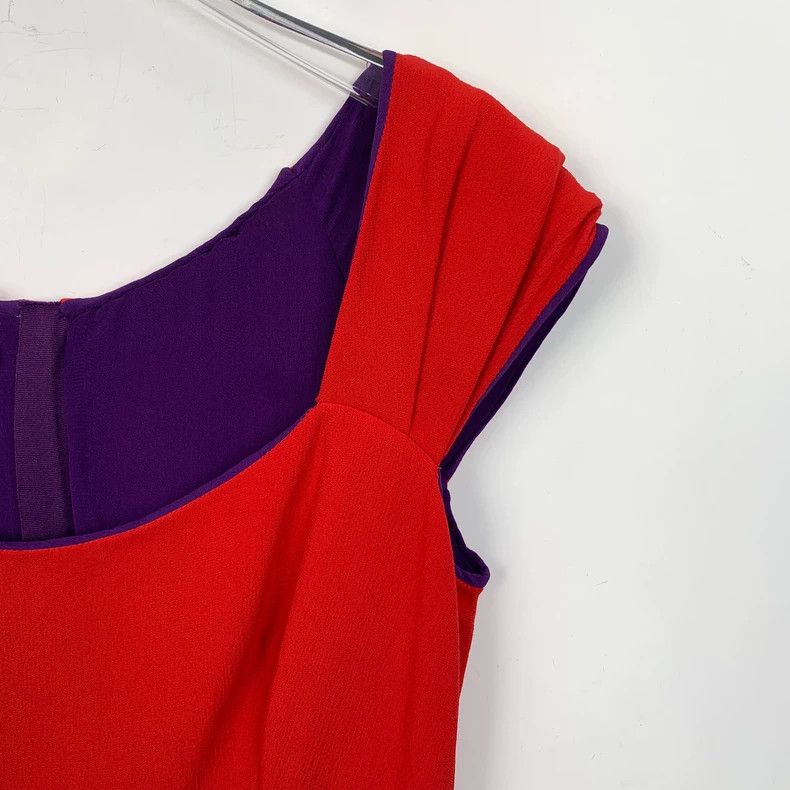 Prada Prada Red riveted sleeveless dress 2501-Nextarrow Size XS / US 0-2 / IT 36-38 - 3 Thumbnail