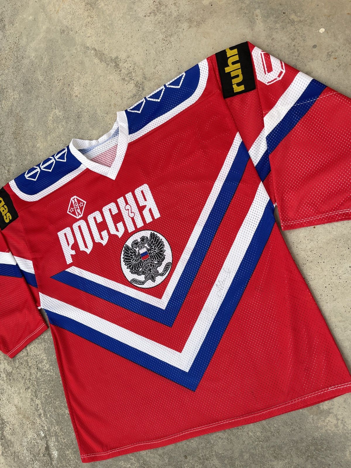 NBA × NFL × NHL Vintage Russia Team Hockey Jersey Size US XXL / EU 58 / 5 - 5 Thumbnail
