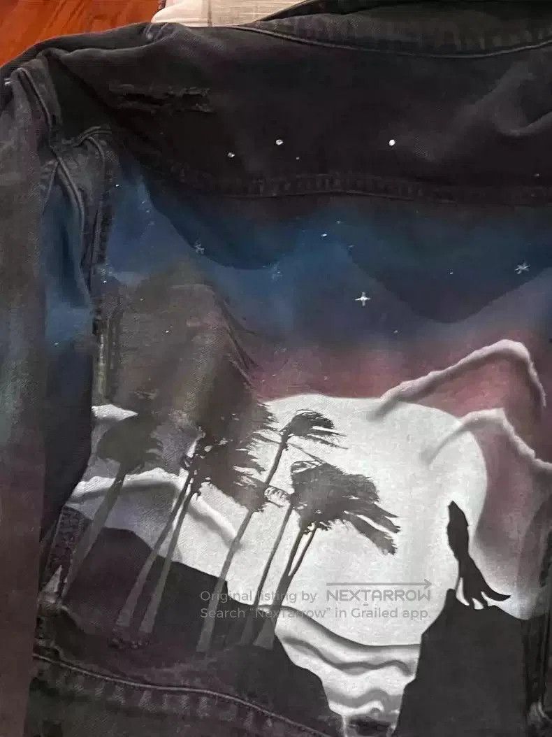 Amiri amiri Rhinestone Starwolf denim jacket. Size US M / EU 48-50 / 2 - 5 Thumbnail
