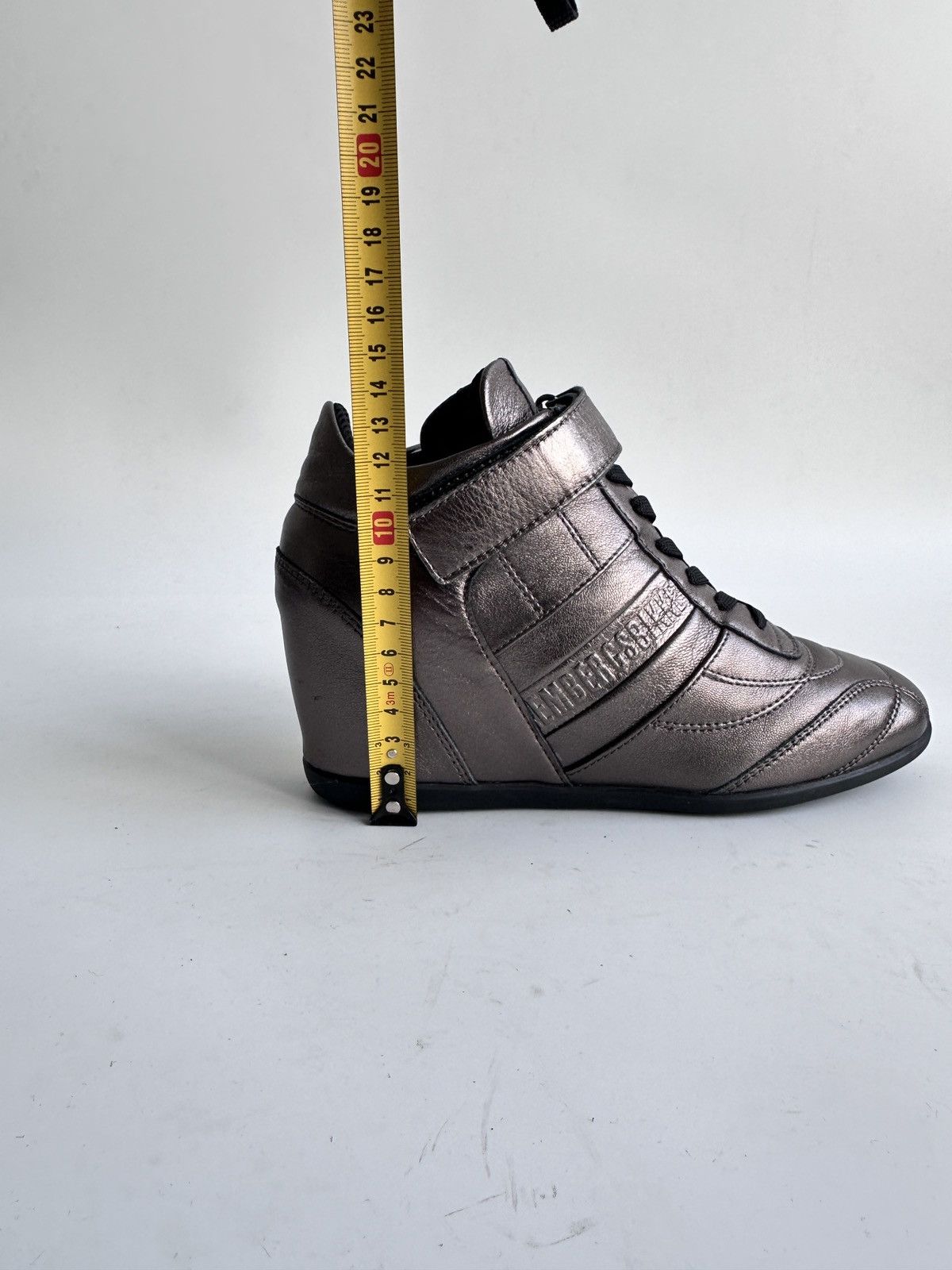 Dirk Bikkembergs Bikkembergs Gunmetal Metallic Wedge Sneakers Size EU 36 Size US 6 / IT 36 - 17 Thumbnail