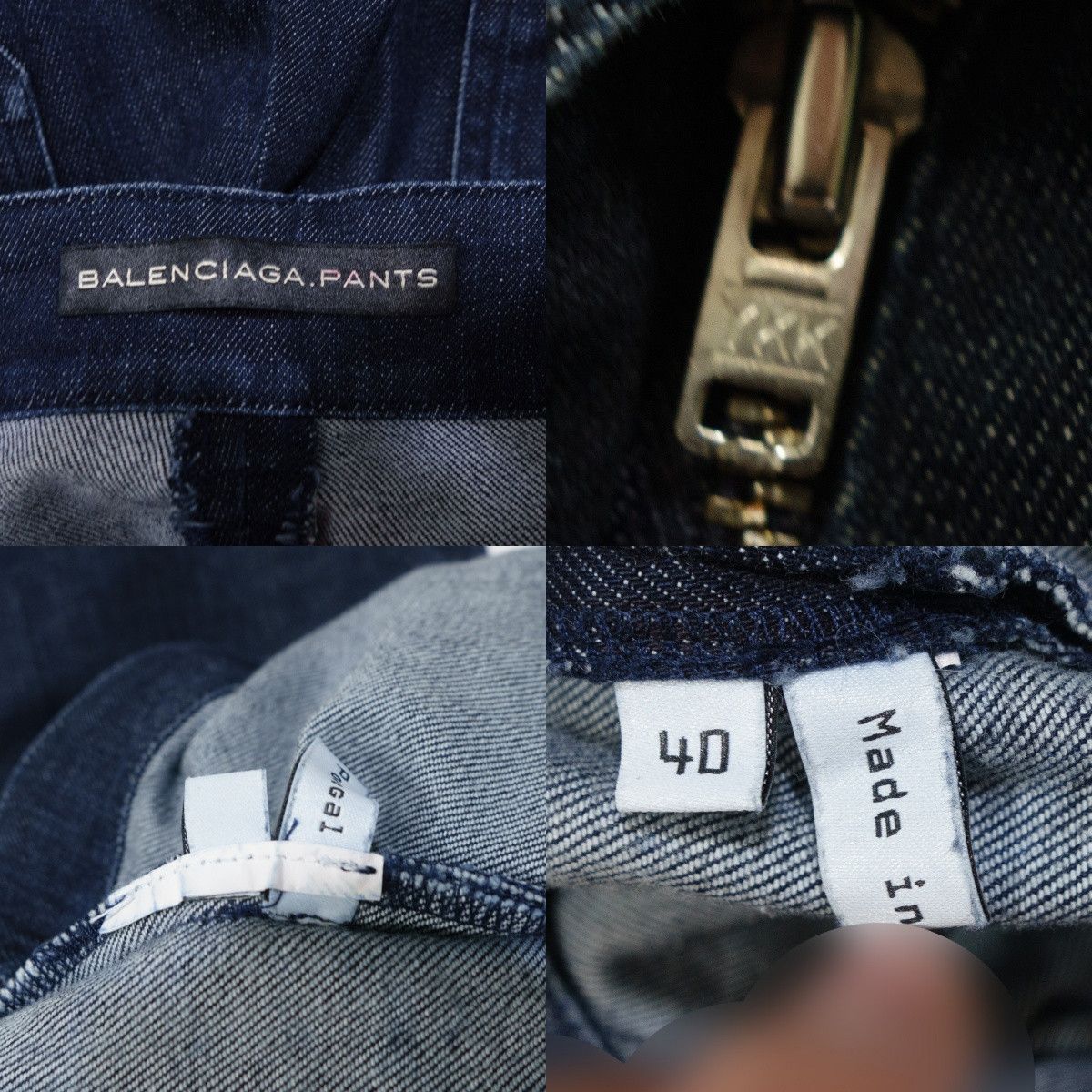 Balenciaga Cropped Mid Rise Jeans Size 27" / US 4 / IT 40 - 8 Thumbnail