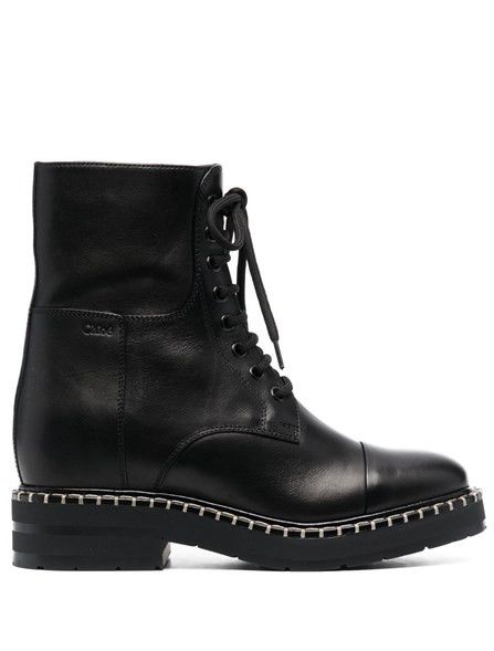 Chloe o1loc1c1024 Noua Ankle Boots in Black Size US 6 / IT 36 - 1 Thumbnail