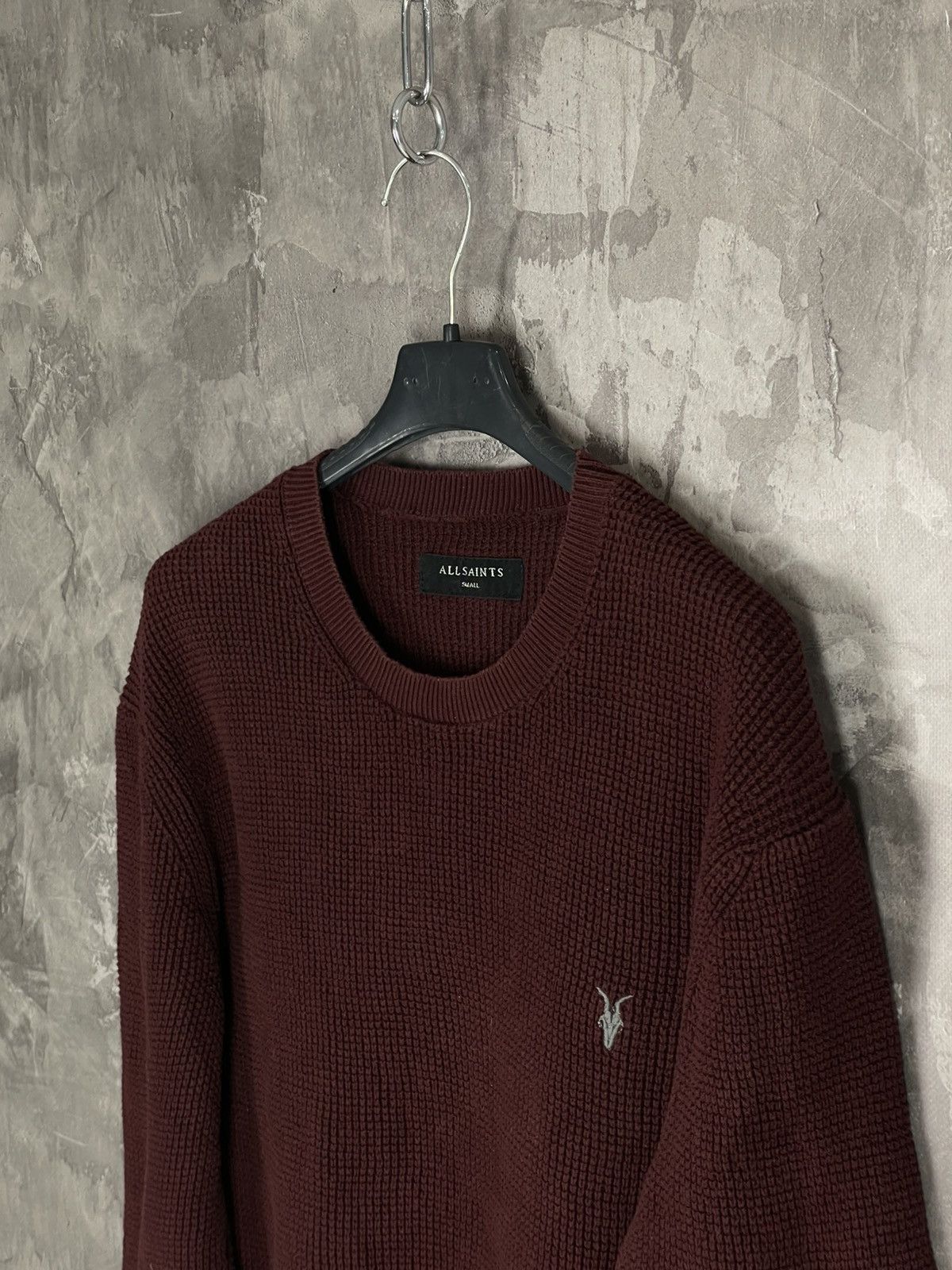 Other AllSaints Karnett Crew Neck Brown Sweater Size US S / EU 44-46 / 1 - 7 Thumbnail