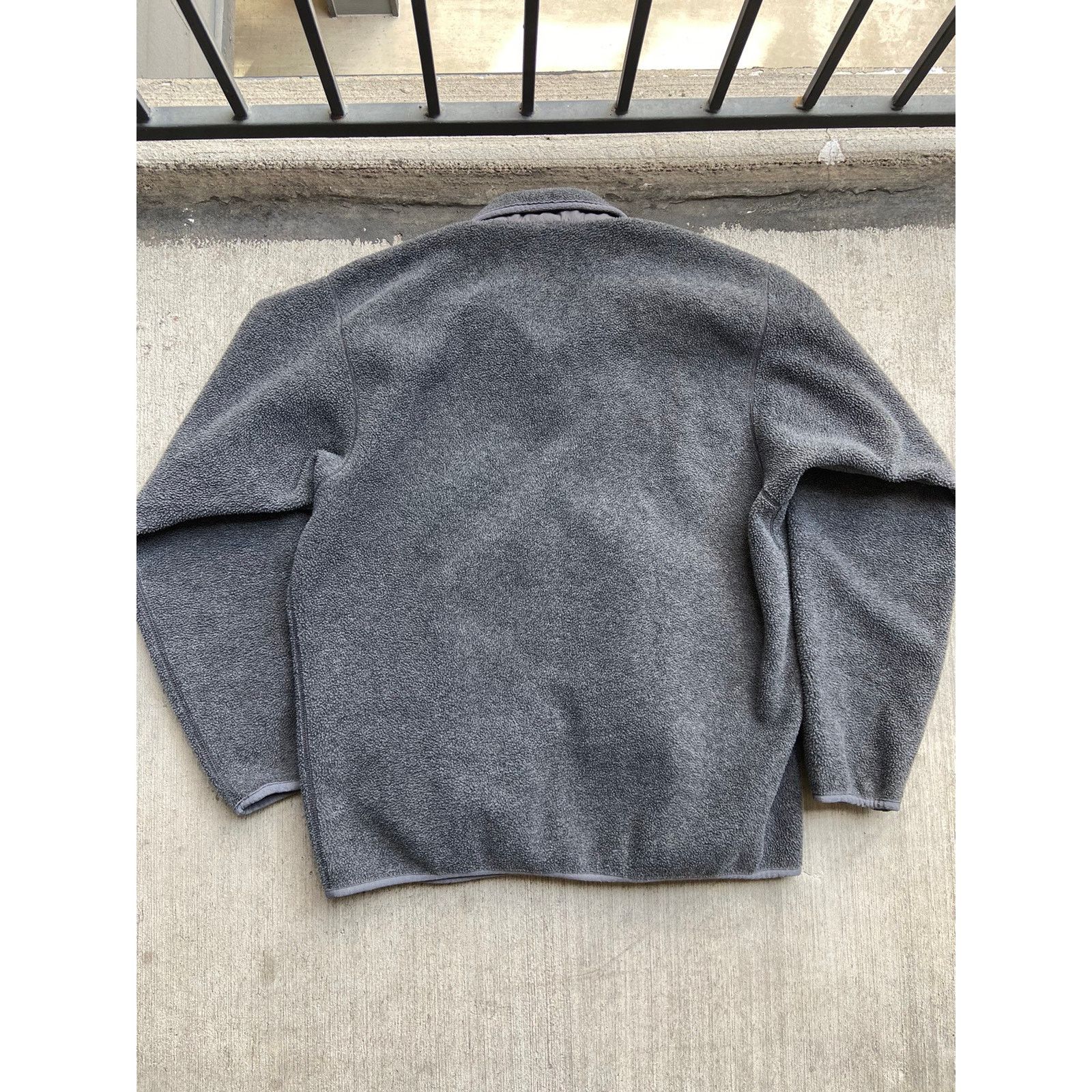 Patagonia × Vintage Vintage Patagonia Grey Fleece Zip Up Jacket Made in USA XL Size US XL / EU 56 / 4 - 8 Thumbnail